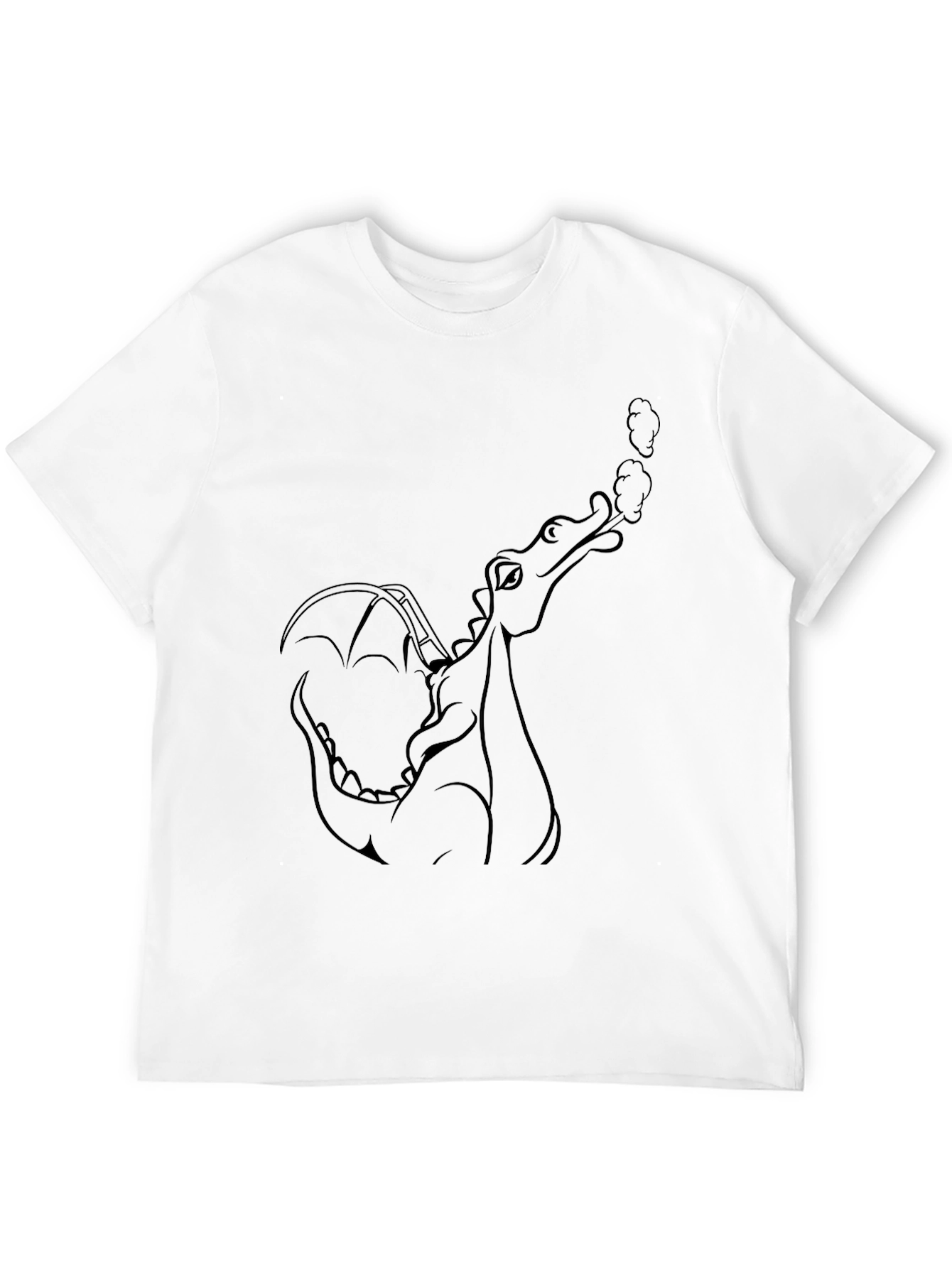 Dragon Graphic Black T-Shirt for Men