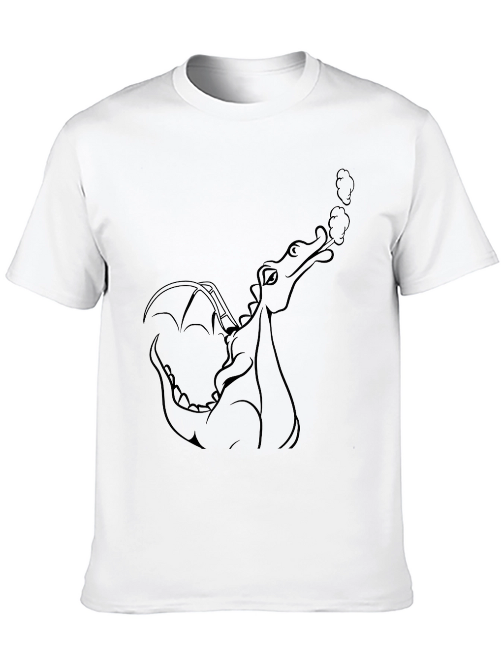 Dragon Graphic Black T-Shirt for Men