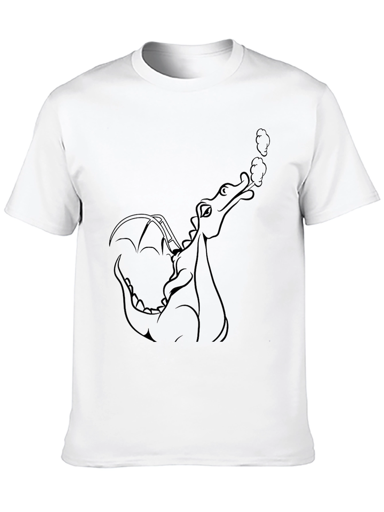 Dragon Graphic Black T-Shirt for Men