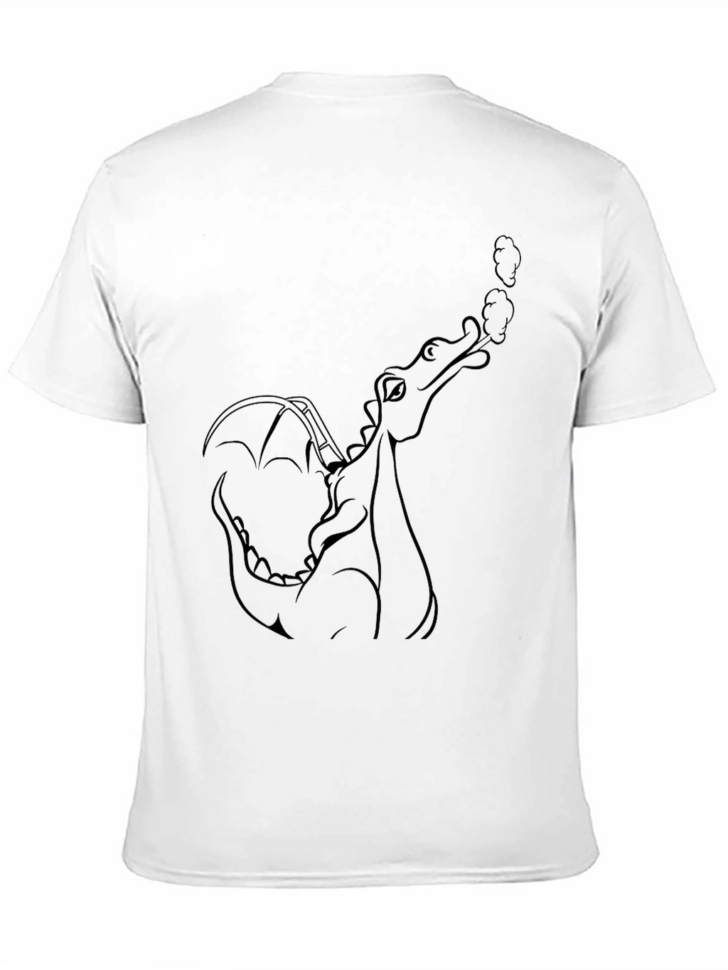 Dragon Graphic Black T-Shirt for Men