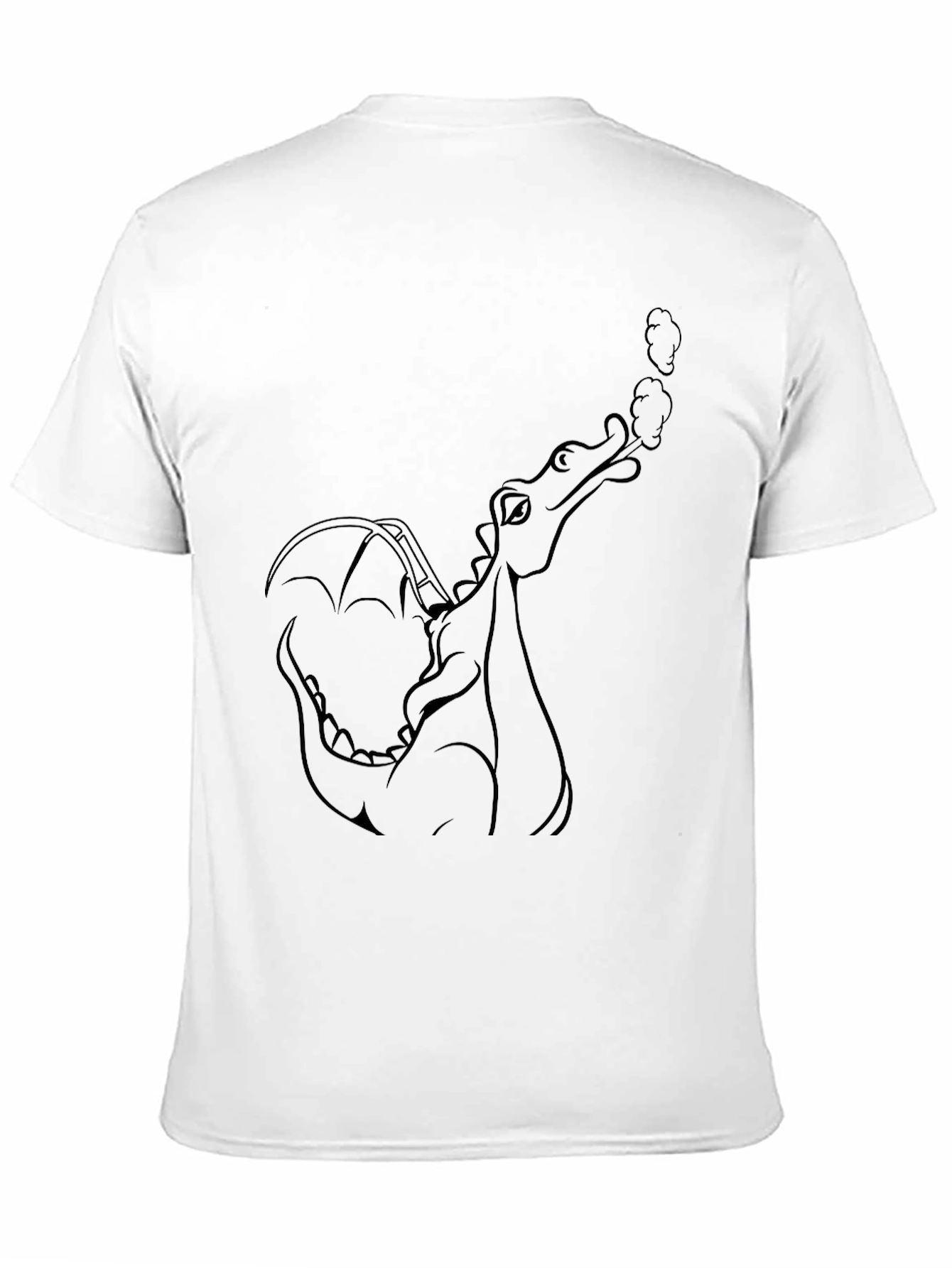 Dragon Graphic Black T-Shirt for Men