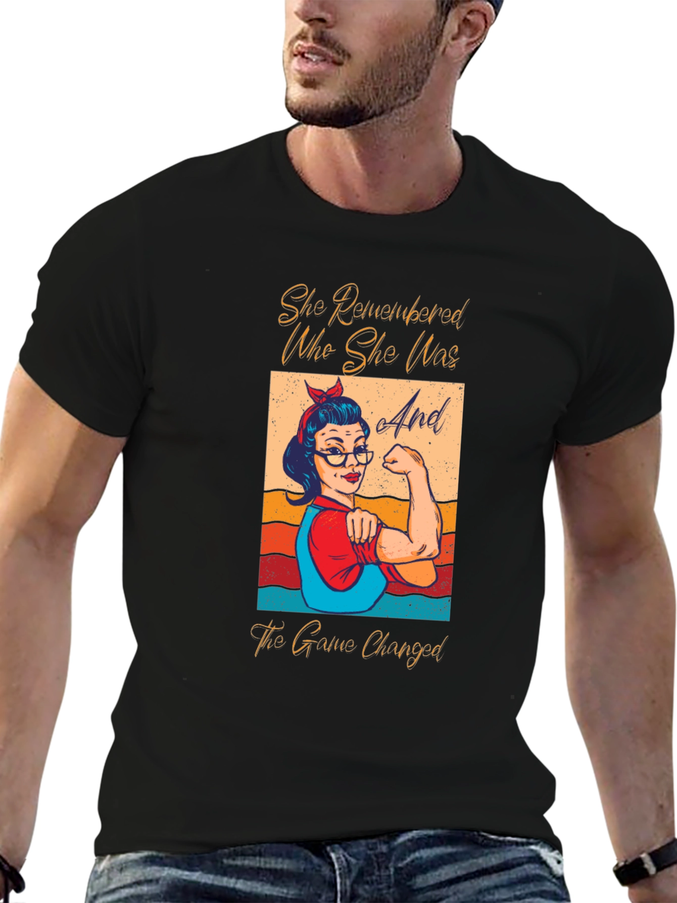 Empowered Woman Graphic Tee - She Remembered Who She Was