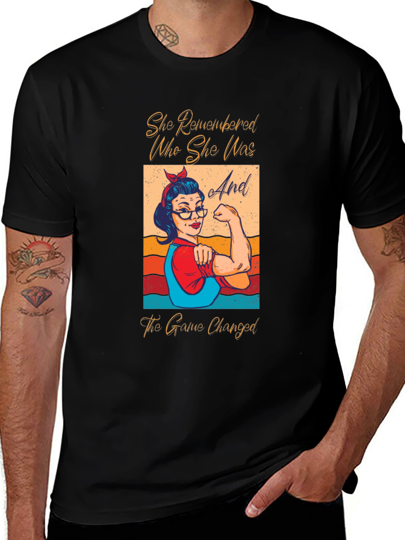 Empowered Woman Graphic Tee - She Remembered Who She Was