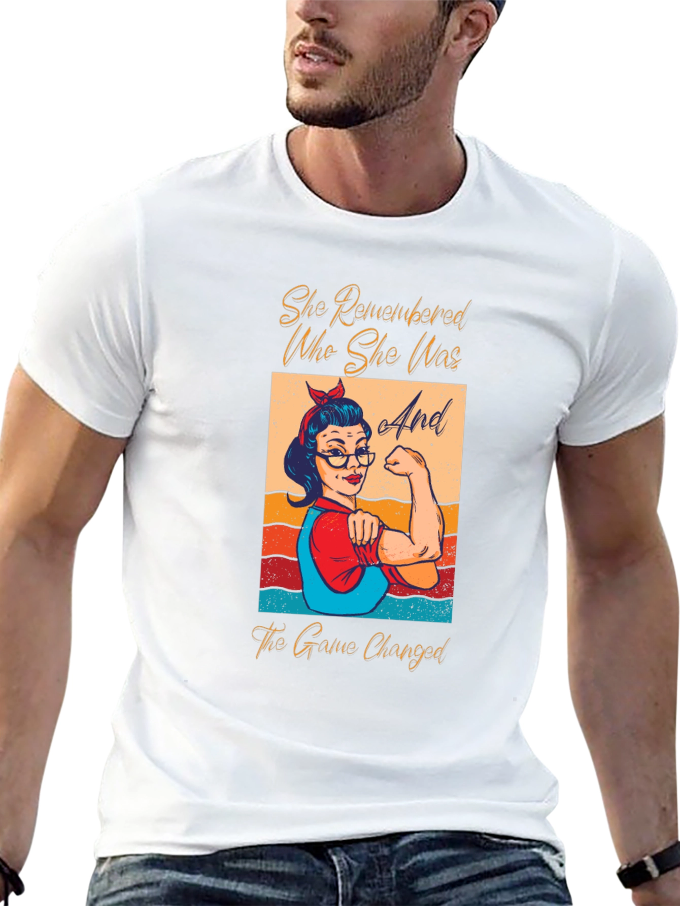 Empowered Woman Graphic Tee - She Remembered Who She Was