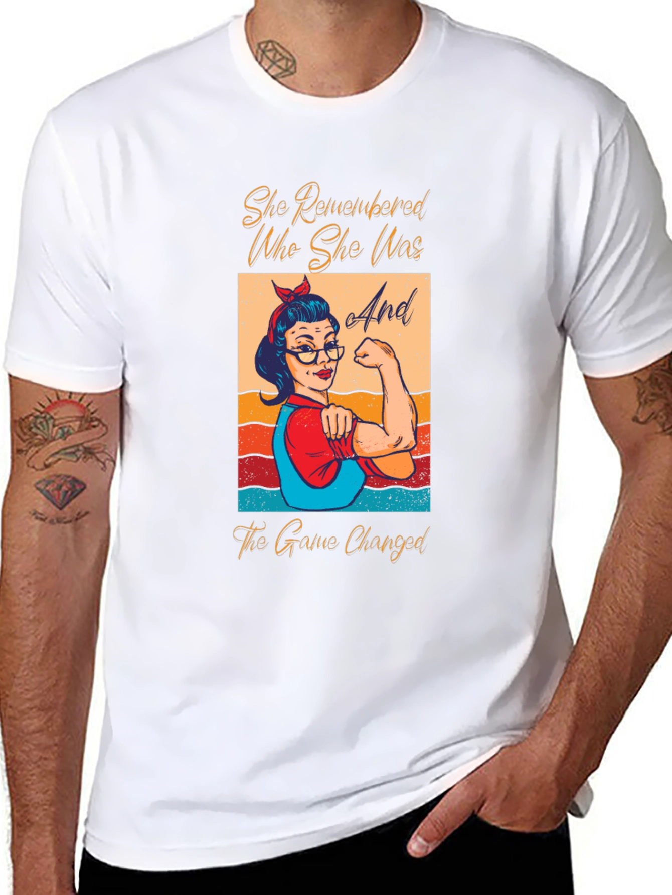 Empowered Woman Graphic Tee - She Remembered Who She Was