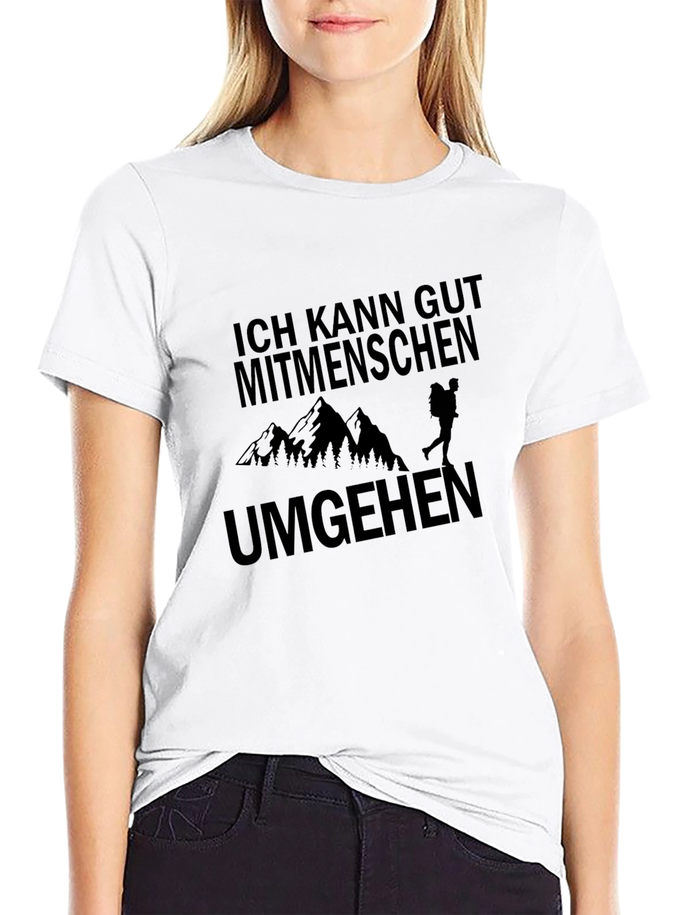 Ich Kann Gut Mitmenschen Umgehen Hiking T-Shirt