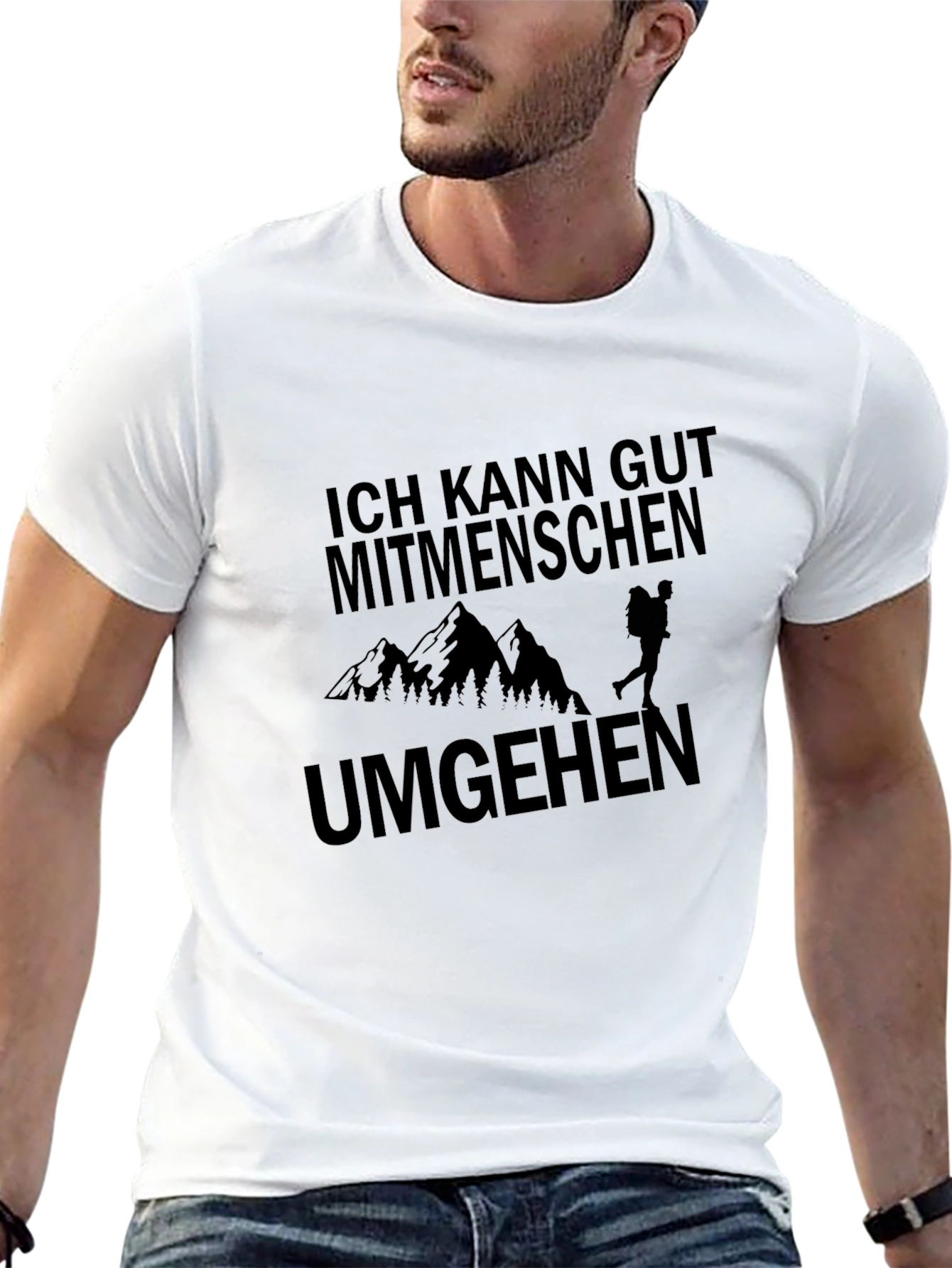 Ich Kann Gut Mitmenschen Umgehen Hiking T-Shirt