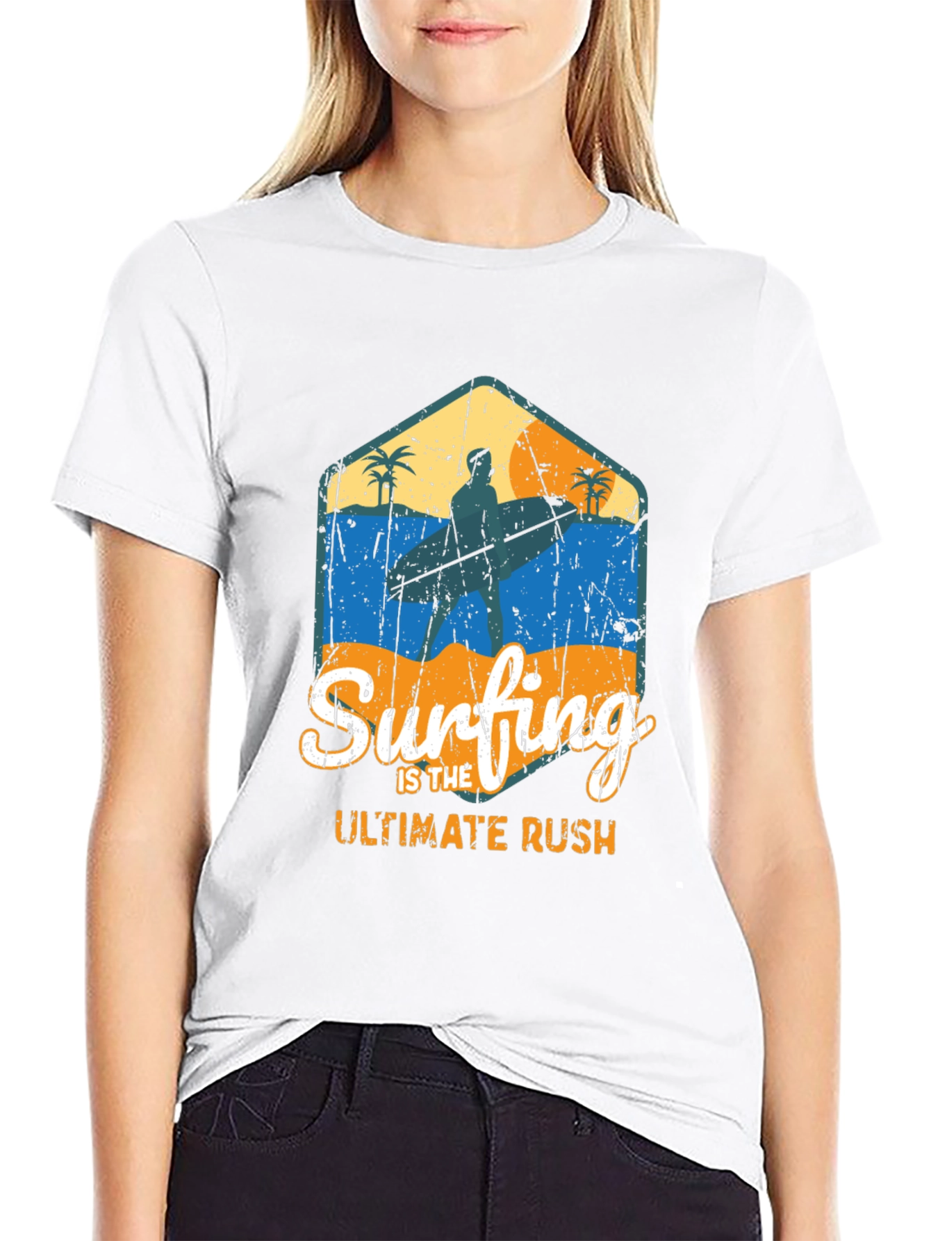 Surfing is the Ultimate Rush Graphic Tee