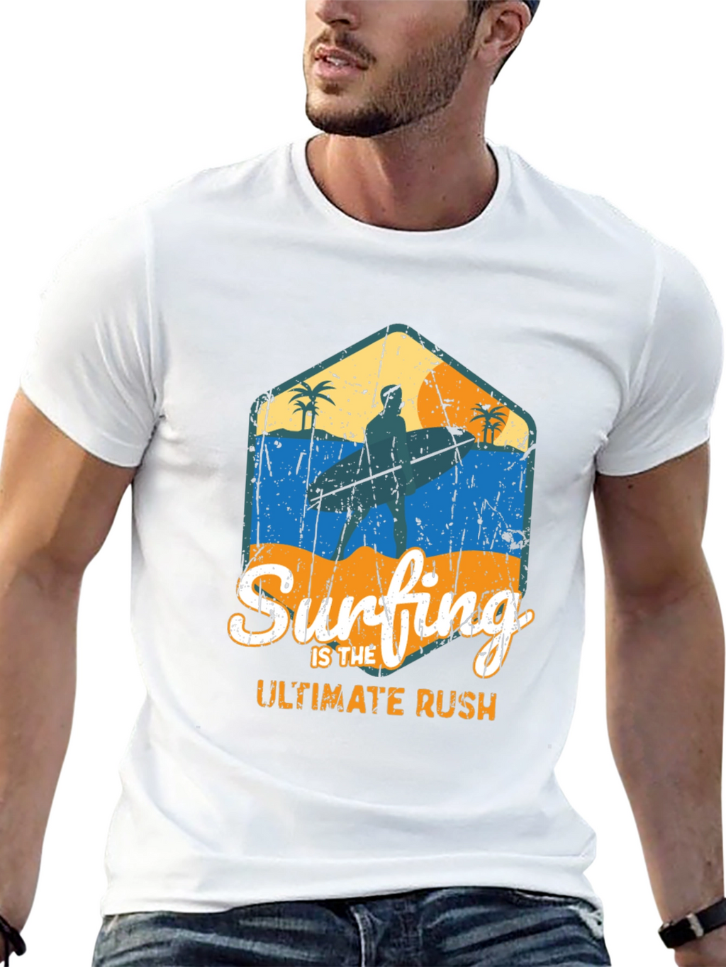 Surfing is the Ultimate Rush Graphic Tee