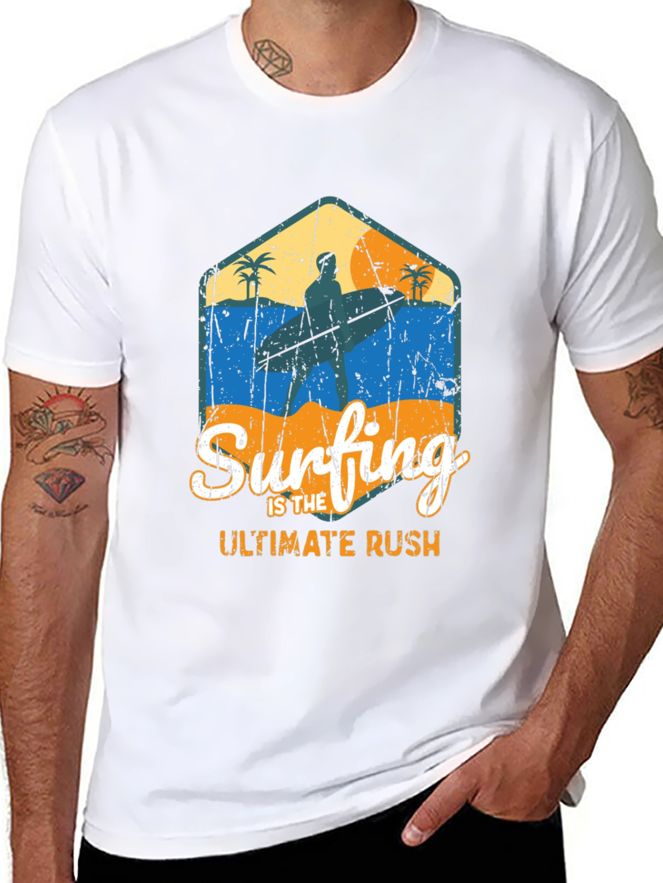 Surfing is the Ultimate Rush Graphic Tee