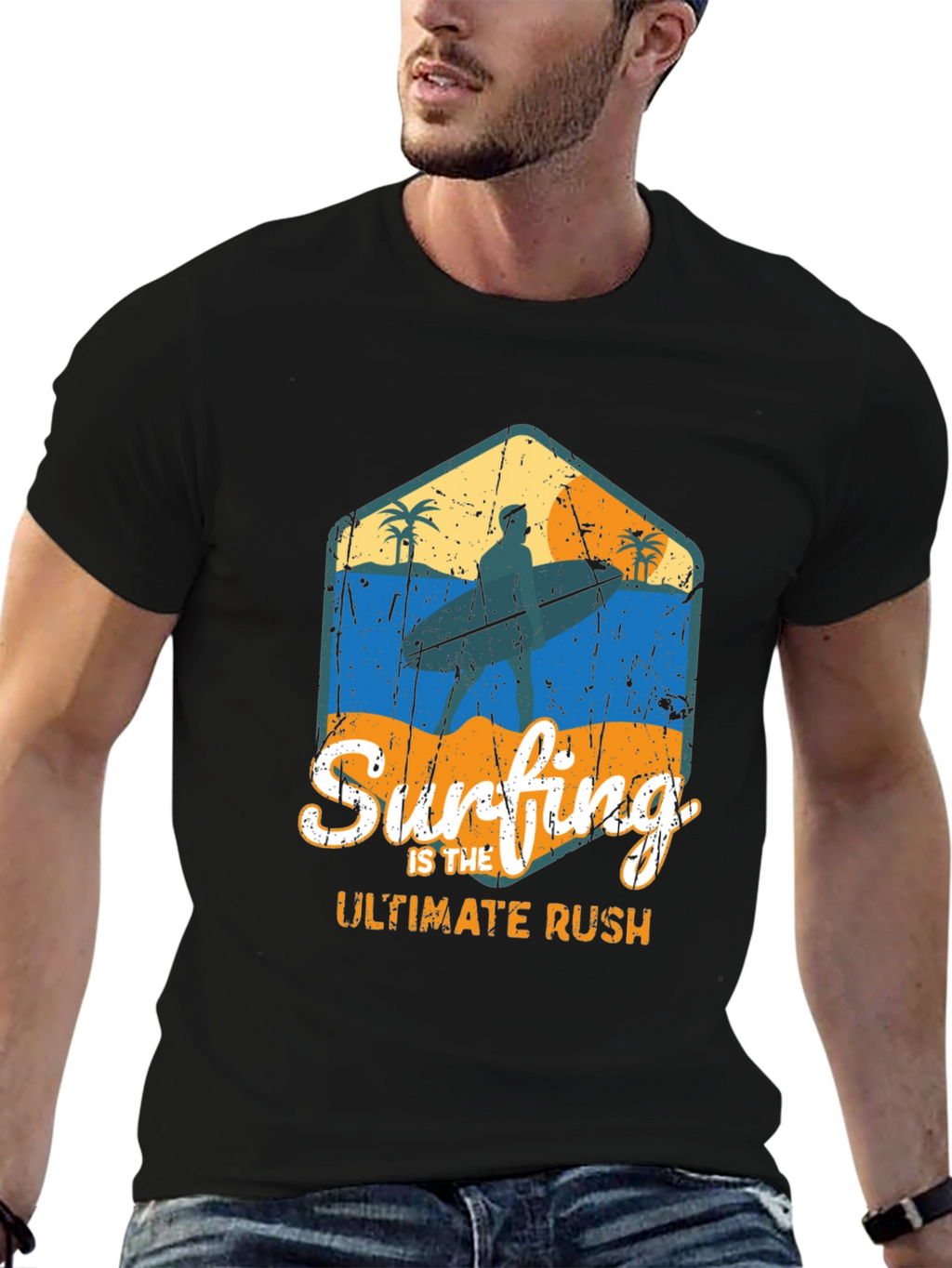 Surfing is the Ultimate Rush Graphic Tee