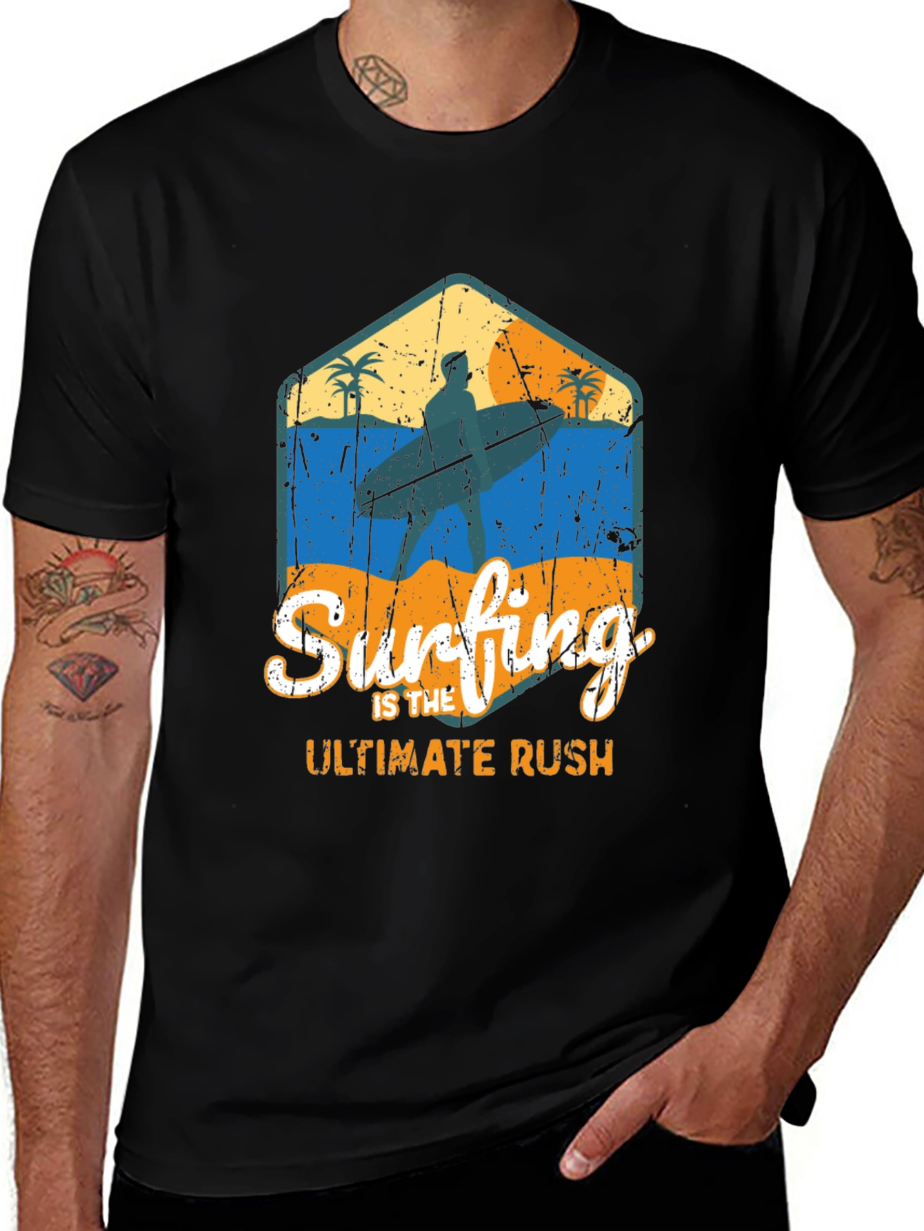 Surfing is the Ultimate Rush Graphic Tee