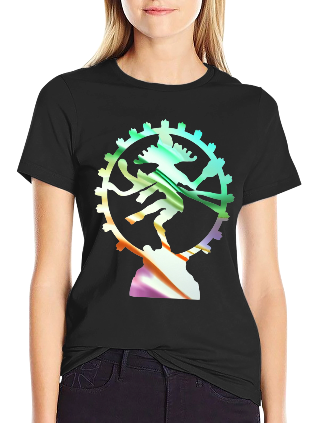 Shiva Nataraja T-Shirt - Artistic Graphic Tee
