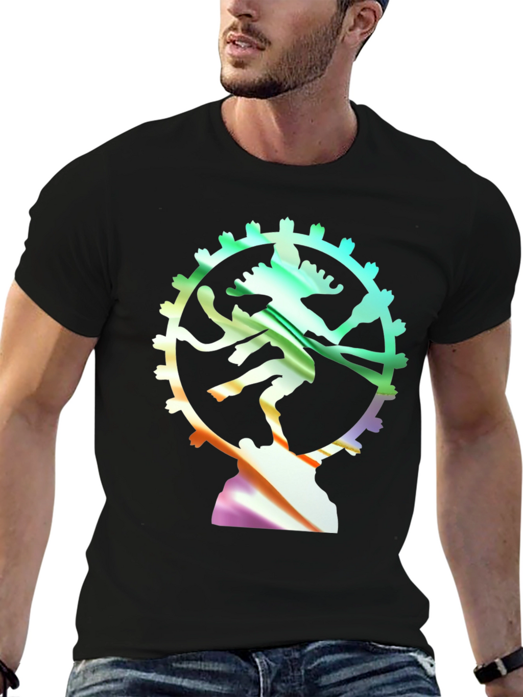 Shiva Nataraja T-Shirt - Artistic Graphic Tee