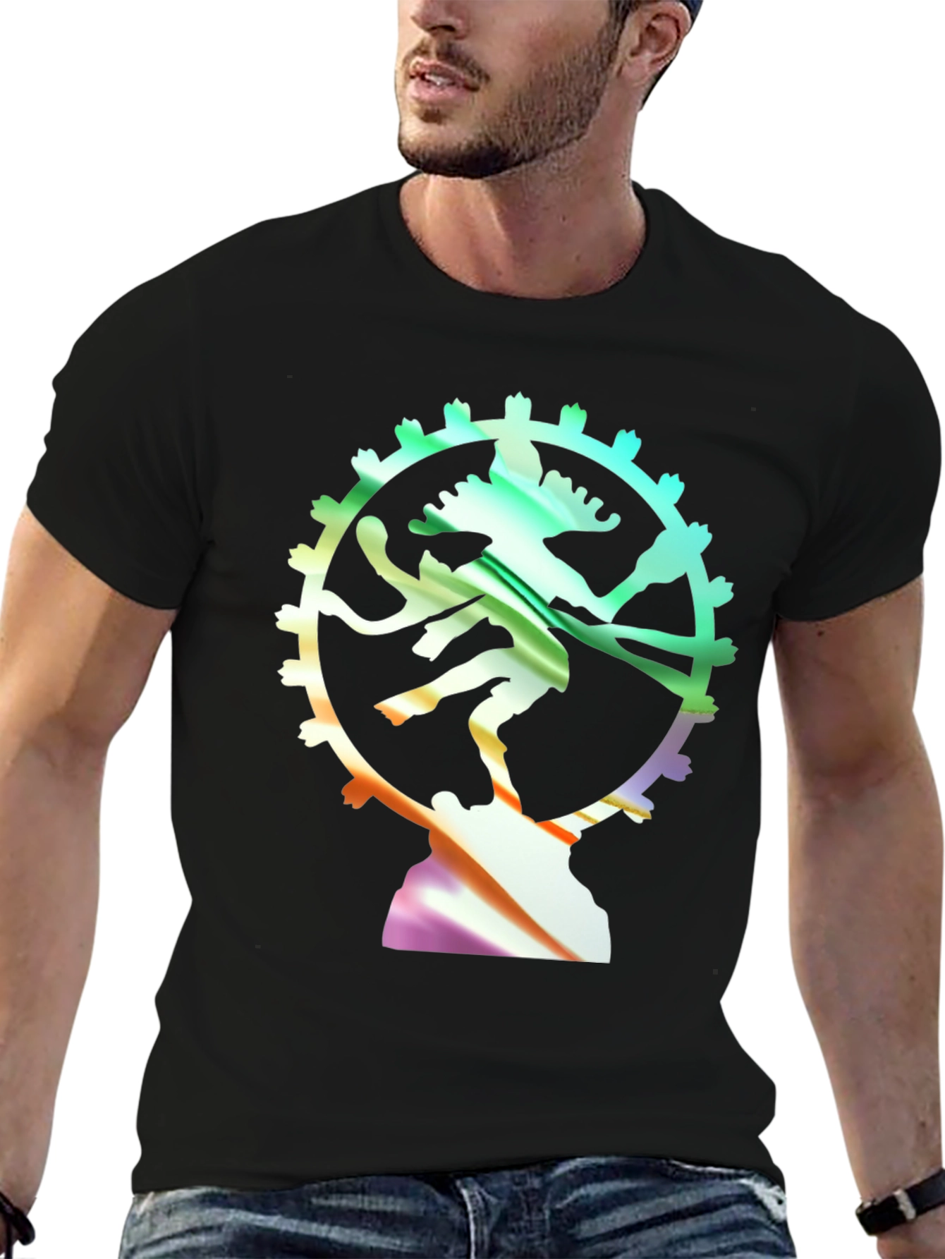Shiva Nataraja T-Shirt - Artistic Graphic Tee