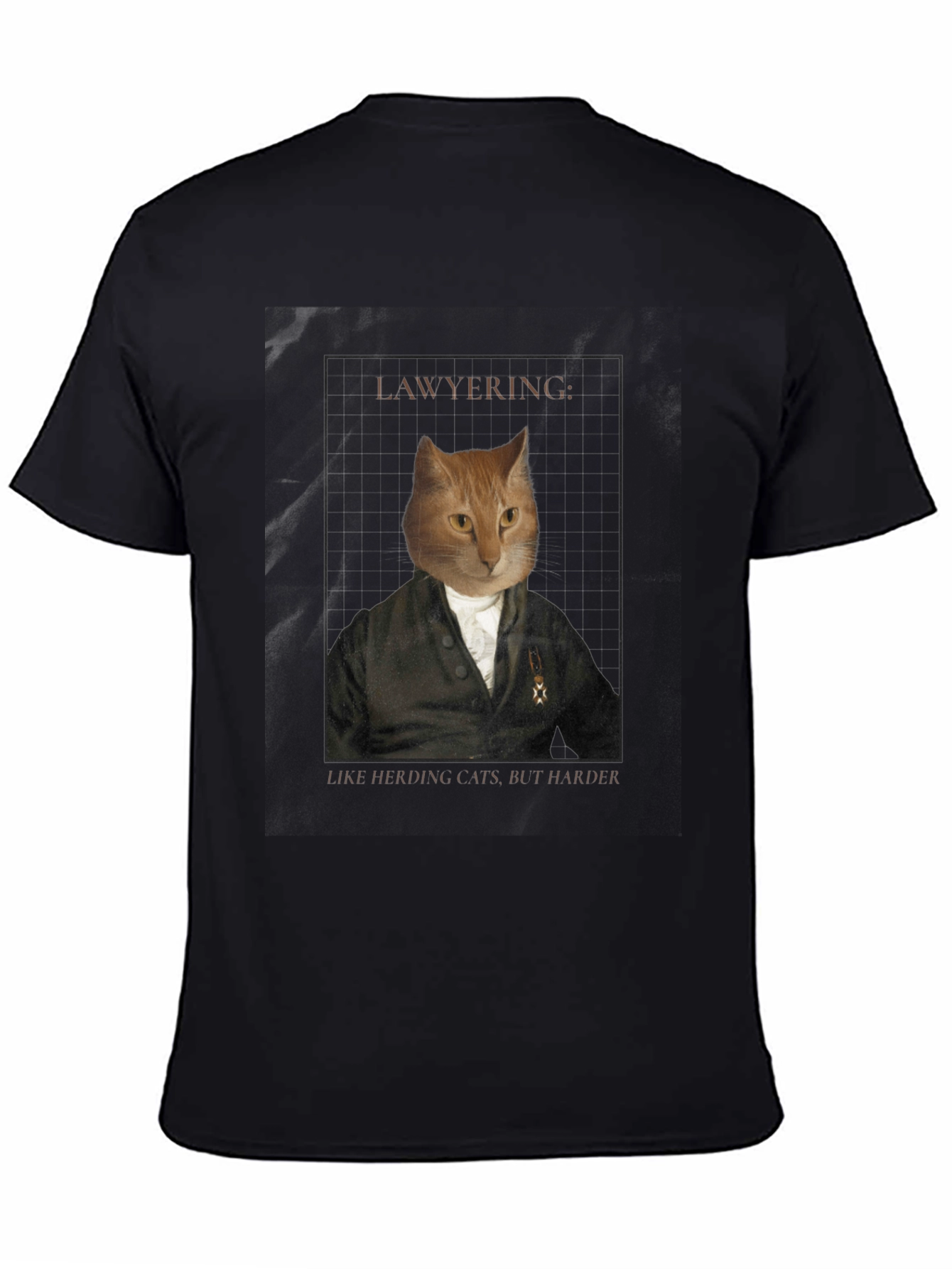 Lawyering Cat Graphic Tee - Herding Cats But Harder!