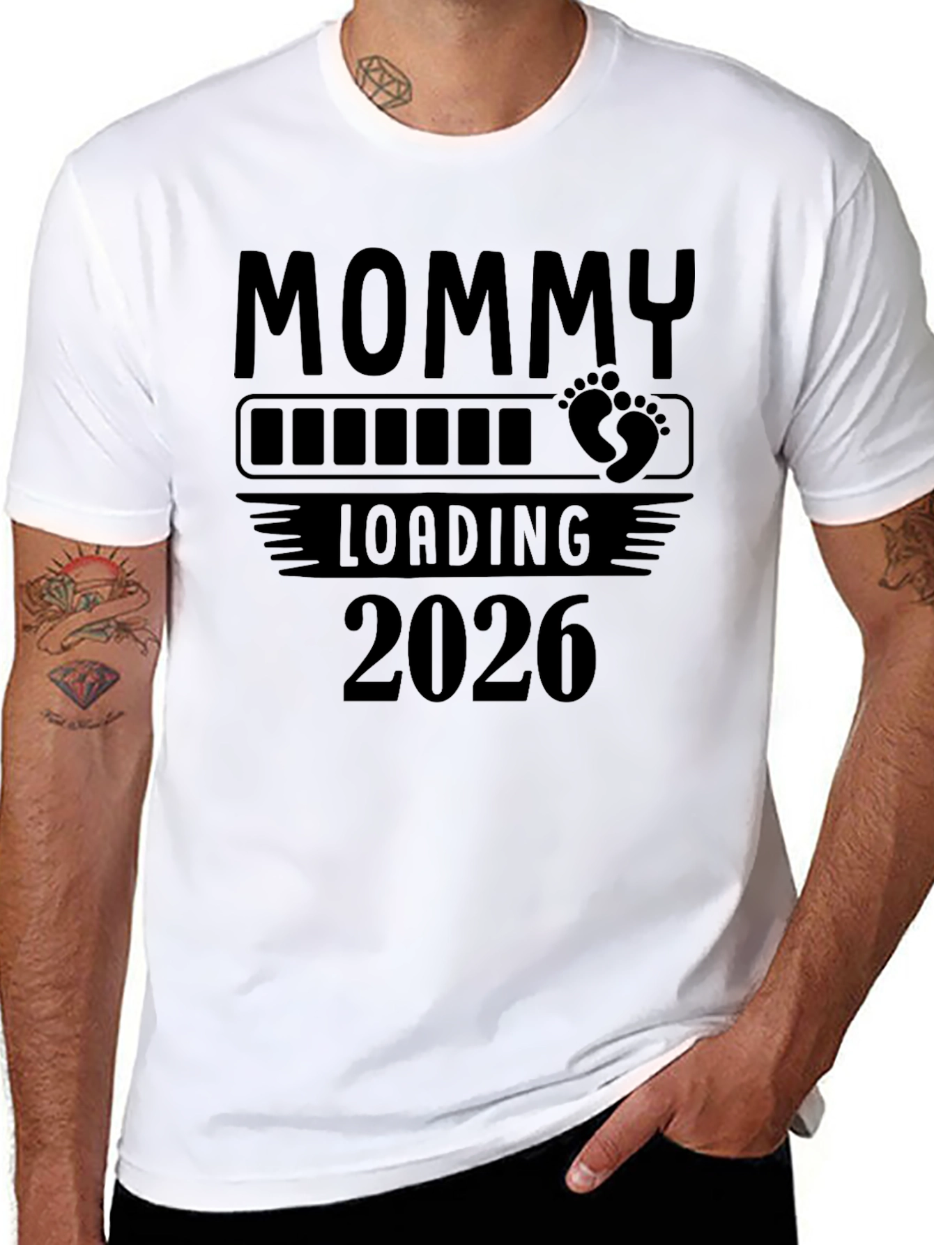 Mommy Loading 2026 Graphic T-Shirt