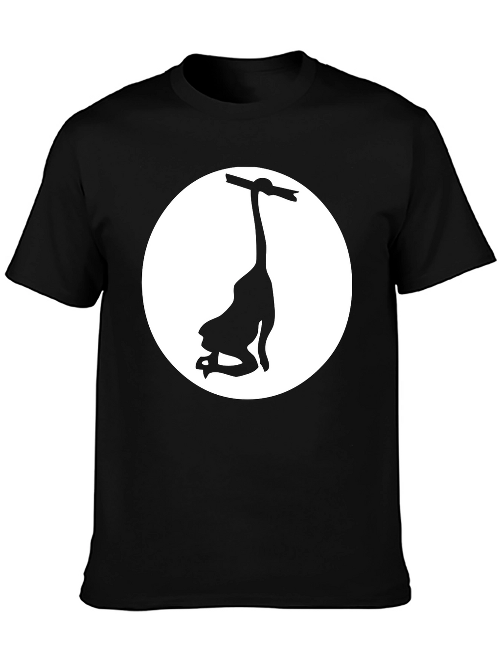 Unique Graphic Tee: Hang in There Design