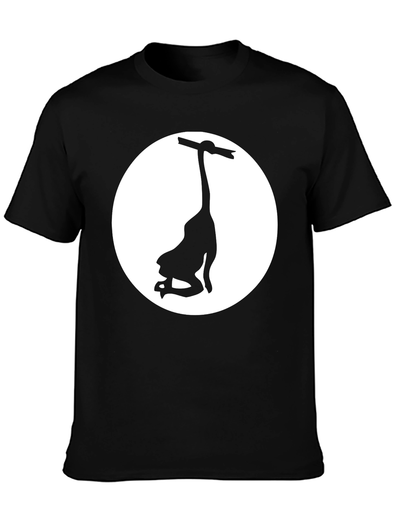 Unique Graphic Tee: Hang in There Design