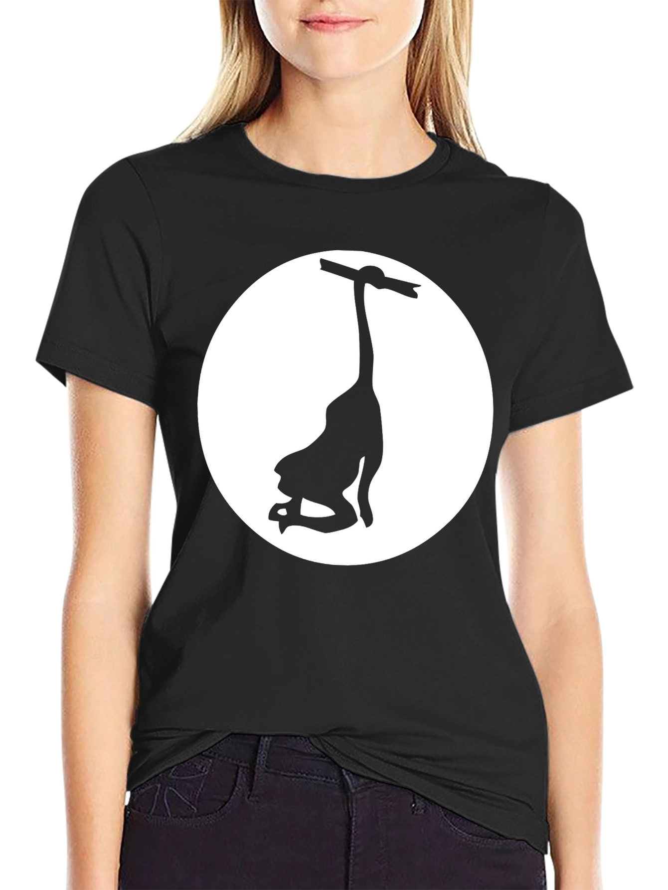 Unique Graphic Tee: Hang in There Design