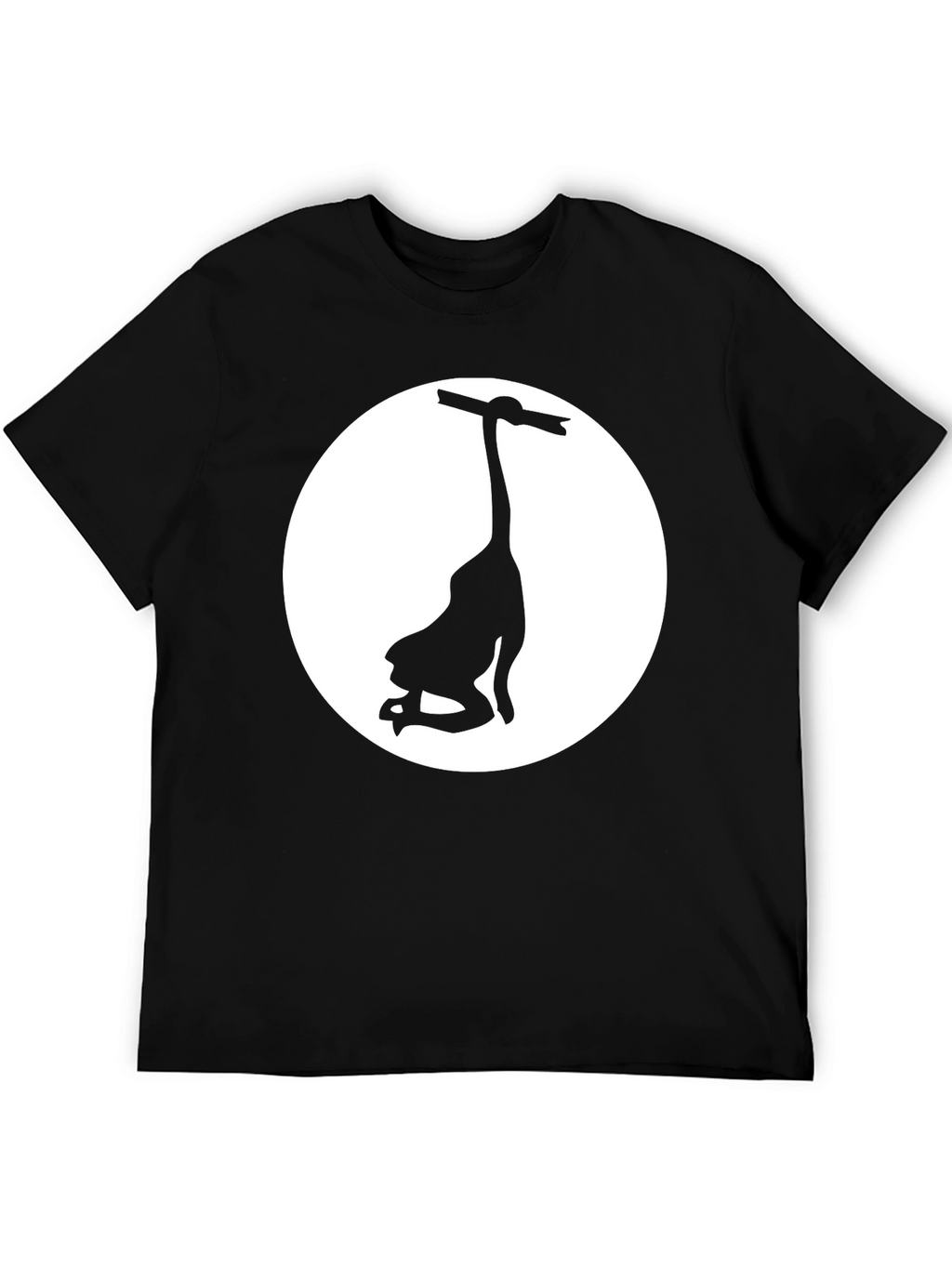 Unique Graphic Tee: Hang in There Design