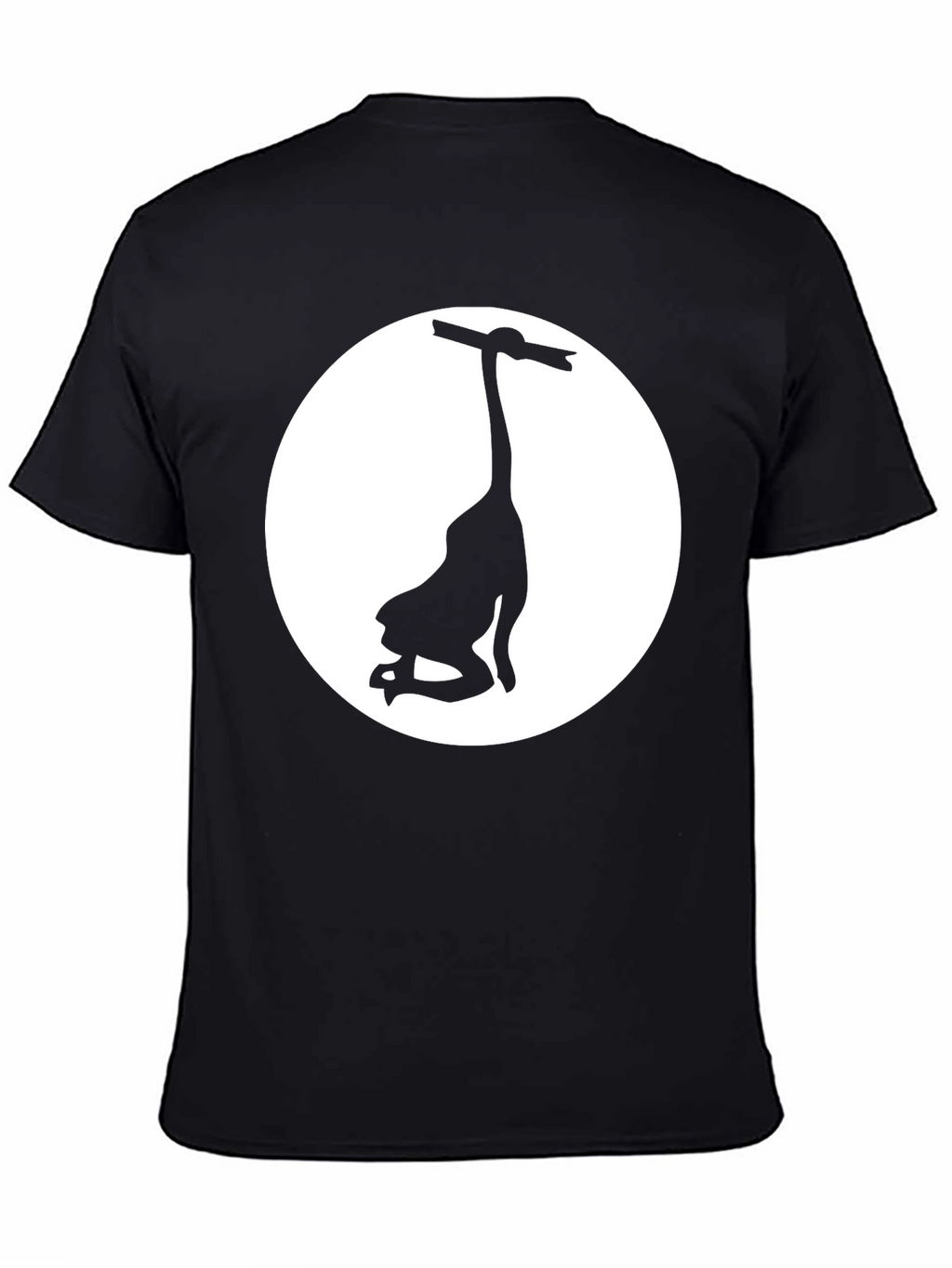 Unique Graphic Tee: Hang in There Design