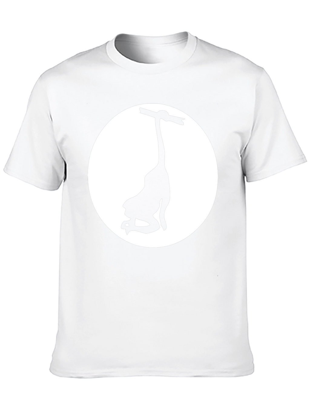 Unique Graphic Tee: Hang in There Design