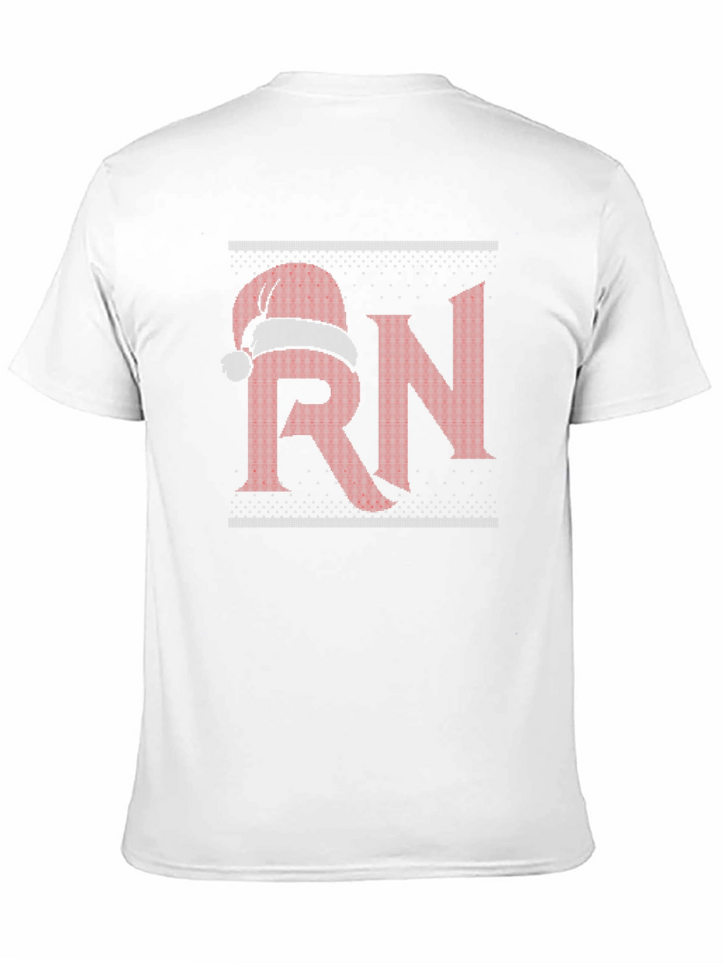 RN Santa Hat Christmas Sweater Style T-Shirt