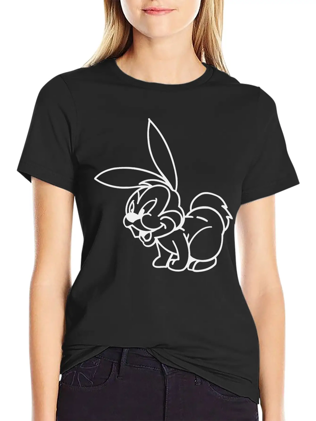Rabbit Basic Graphic T-Shirt – Daily Comfort In Soft Cotton