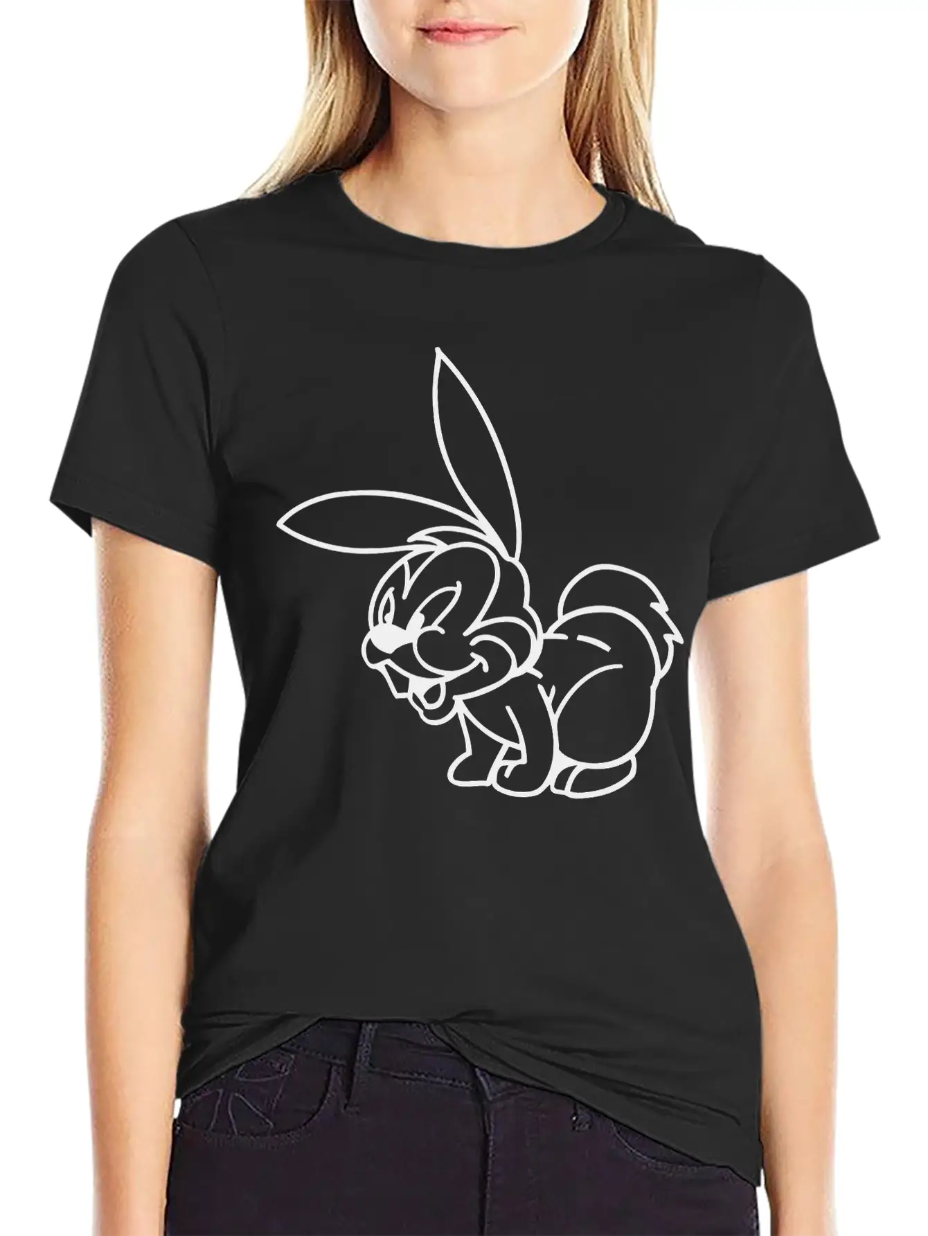 Rabbit Basic Graphic T-Shirt – Daily Comfort In Soft Cotton