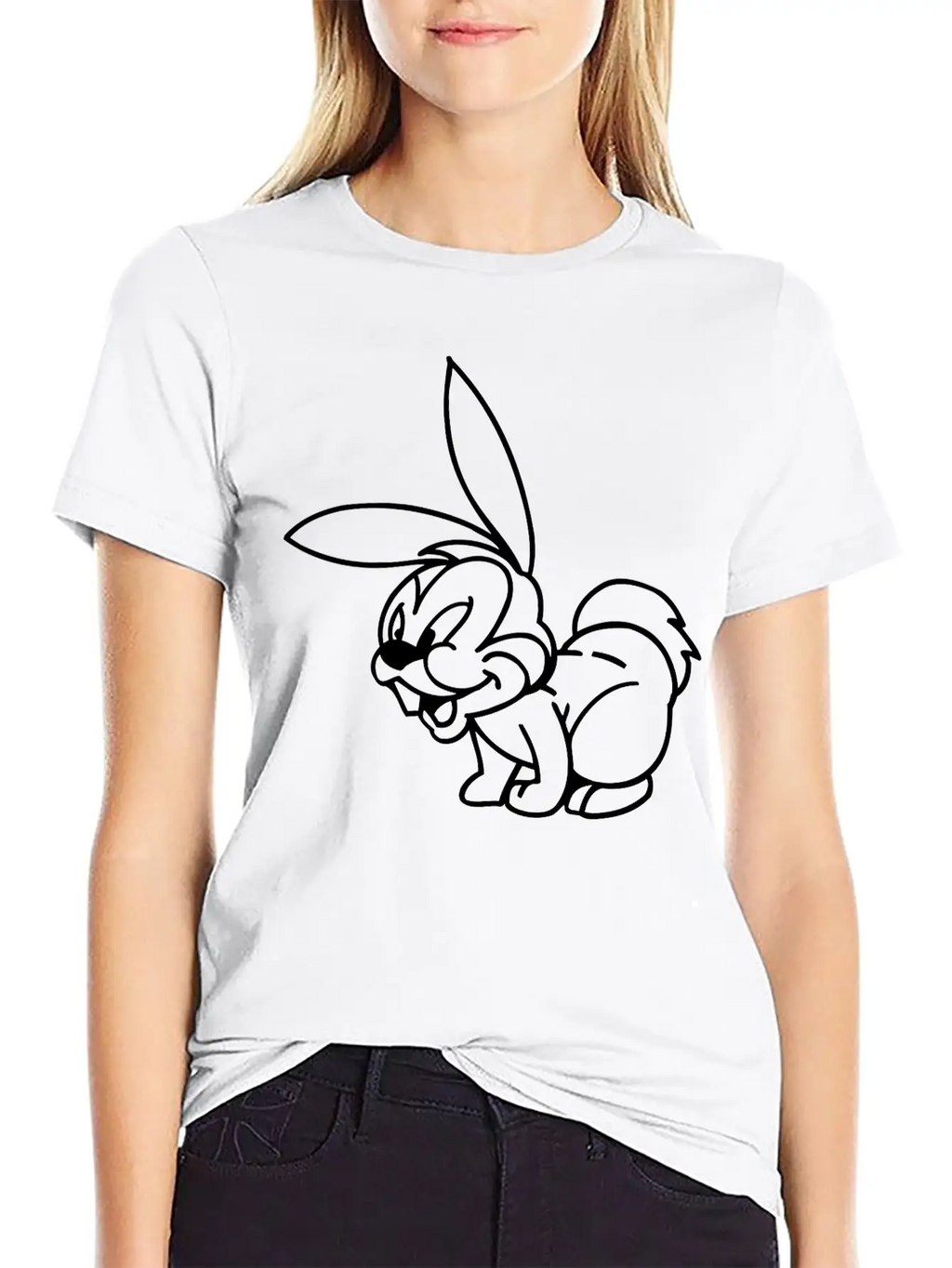 Rabbit Basic Graphic T-Shirt – Daily Comfort In Soft Cotton