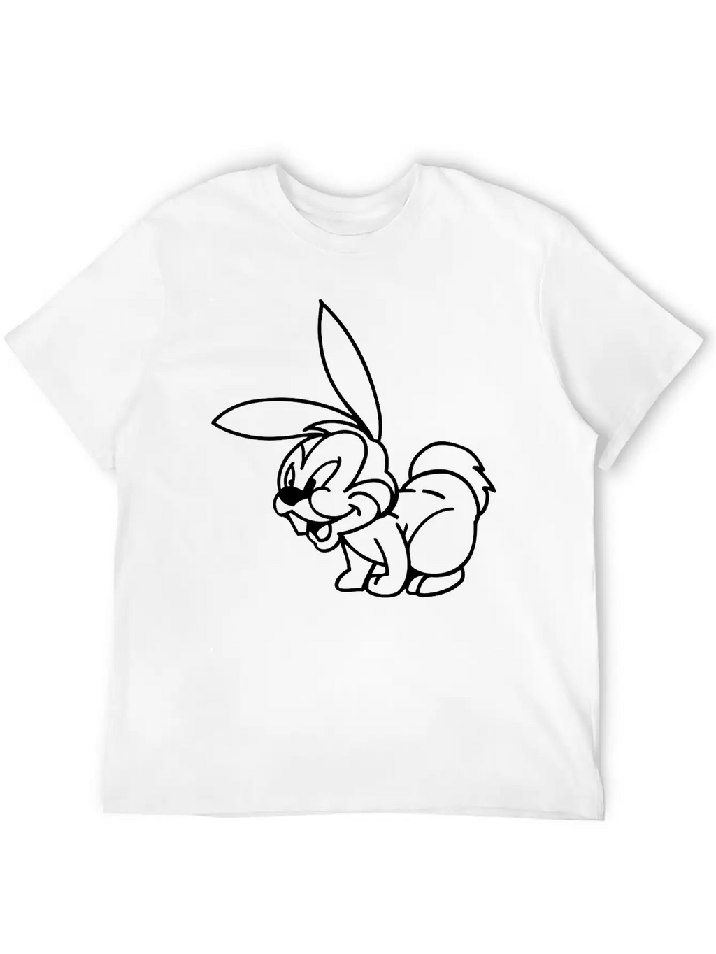 Rabbit Basic Graphic T-Shirt – Daily Comfort In Soft Cotton