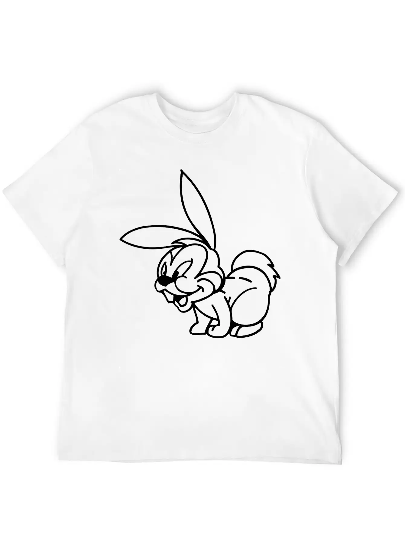 Rabbit Basic Graphic T-Shirt – Daily Comfort In Soft Cotton