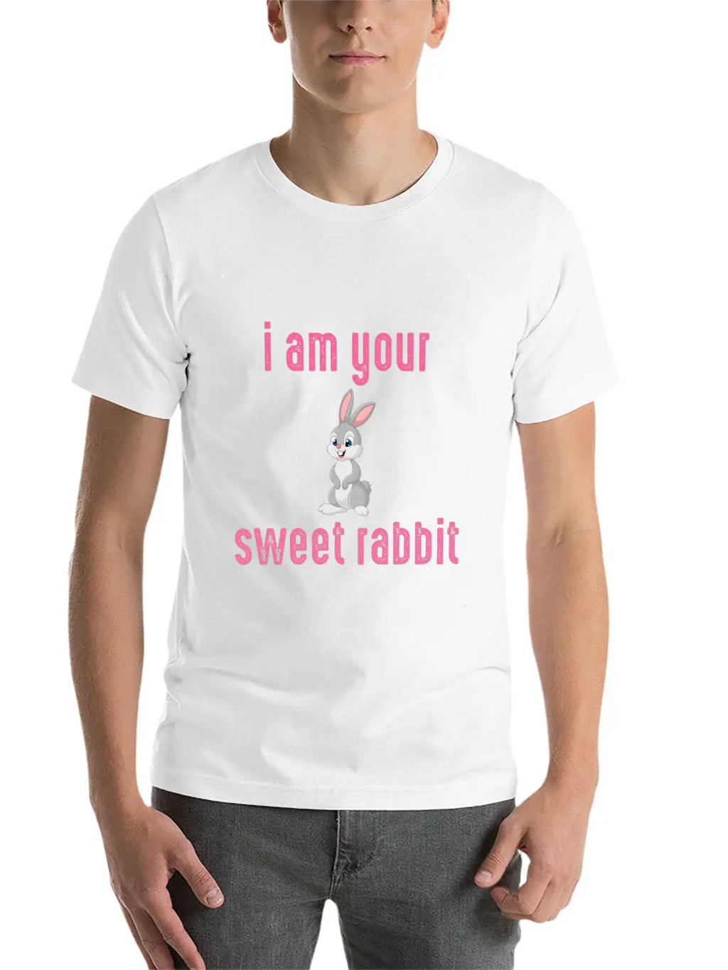 Rabbit Breathable Graphic T-Shirt – Perfect For Casual Days