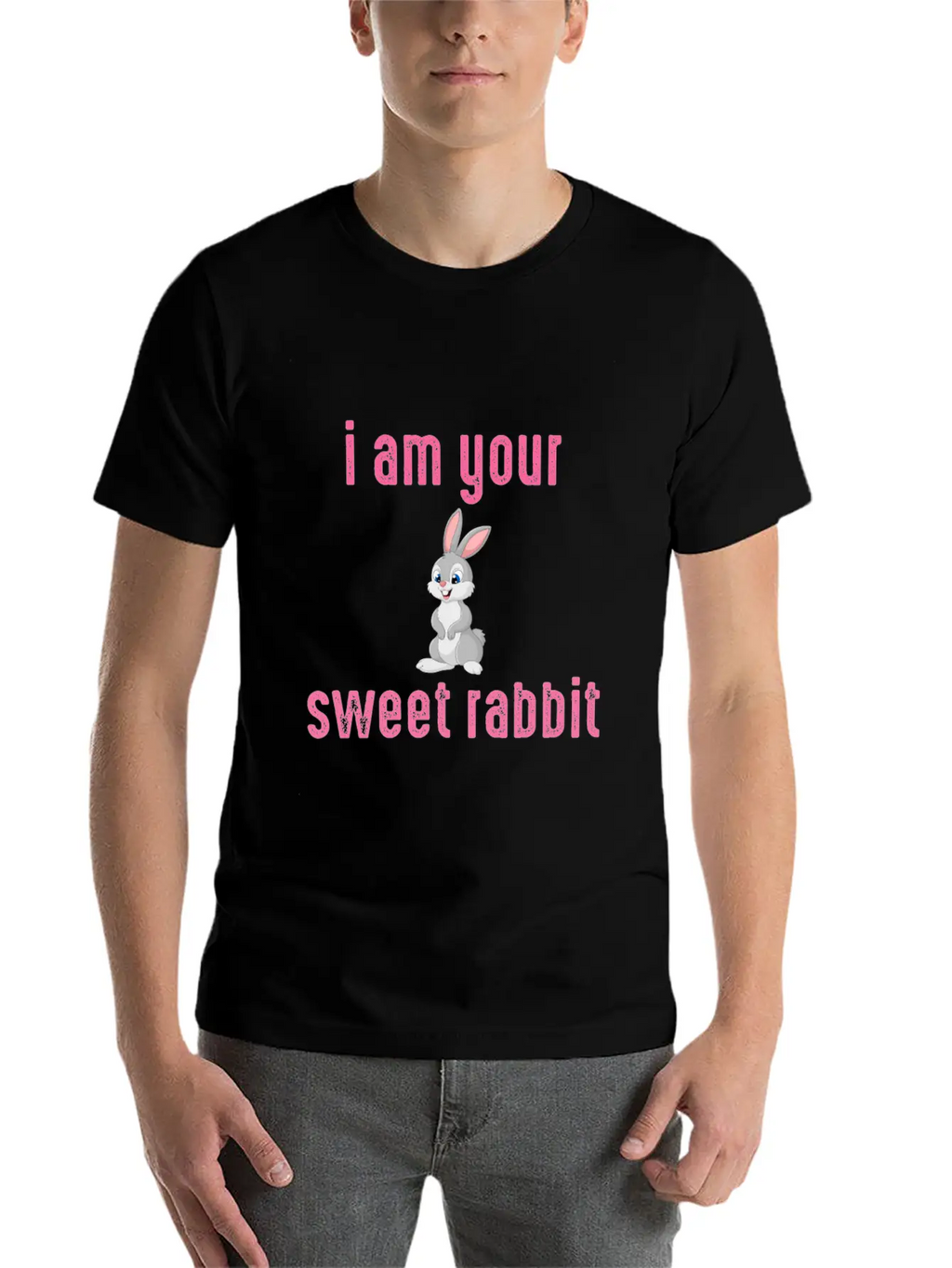 Rabbit Breathable Graphic T-Shirt – Perfect For Casual Days