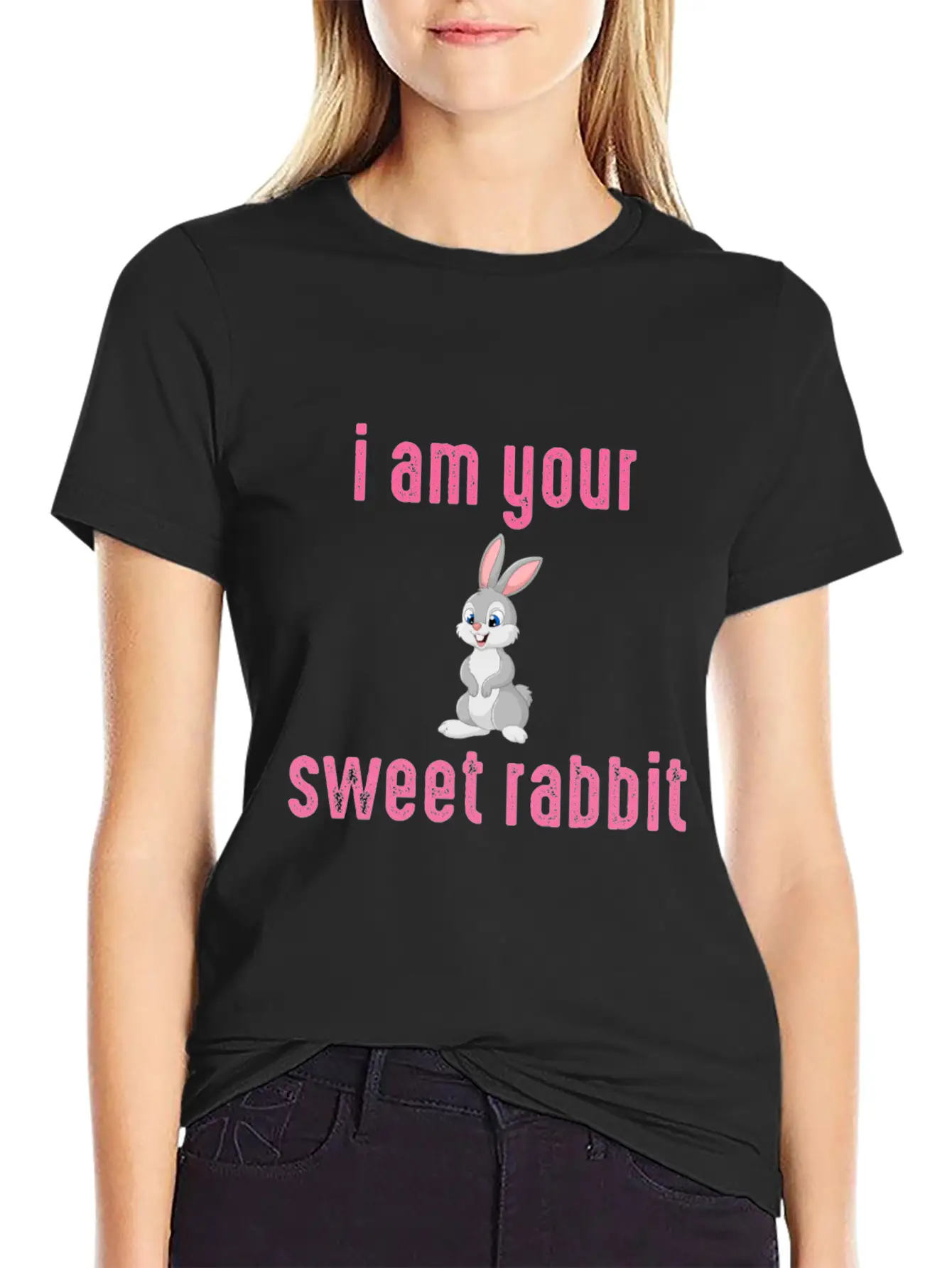 Rabbit Breathable Graphic T-Shirt – Perfect For Casual Days
