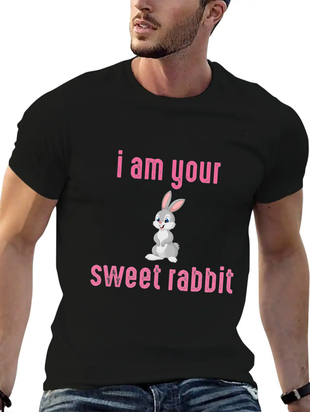 Rabbit Breathable Graphic T-Shirt – Perfect For Casual Days