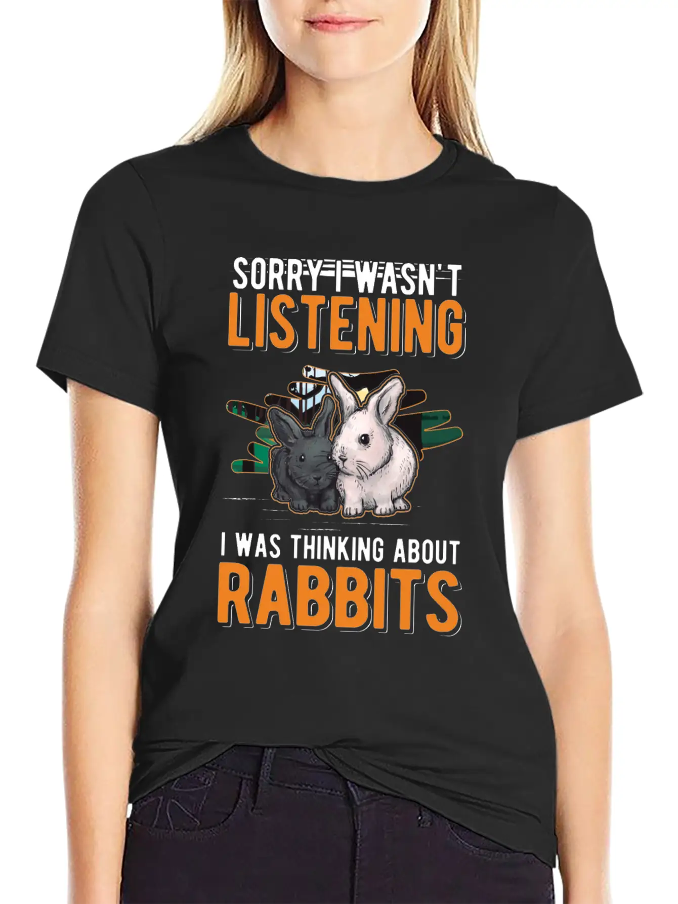 Rabbit Bunny Hare Classic Cotton Tee – Unisex Comfort For Any Season