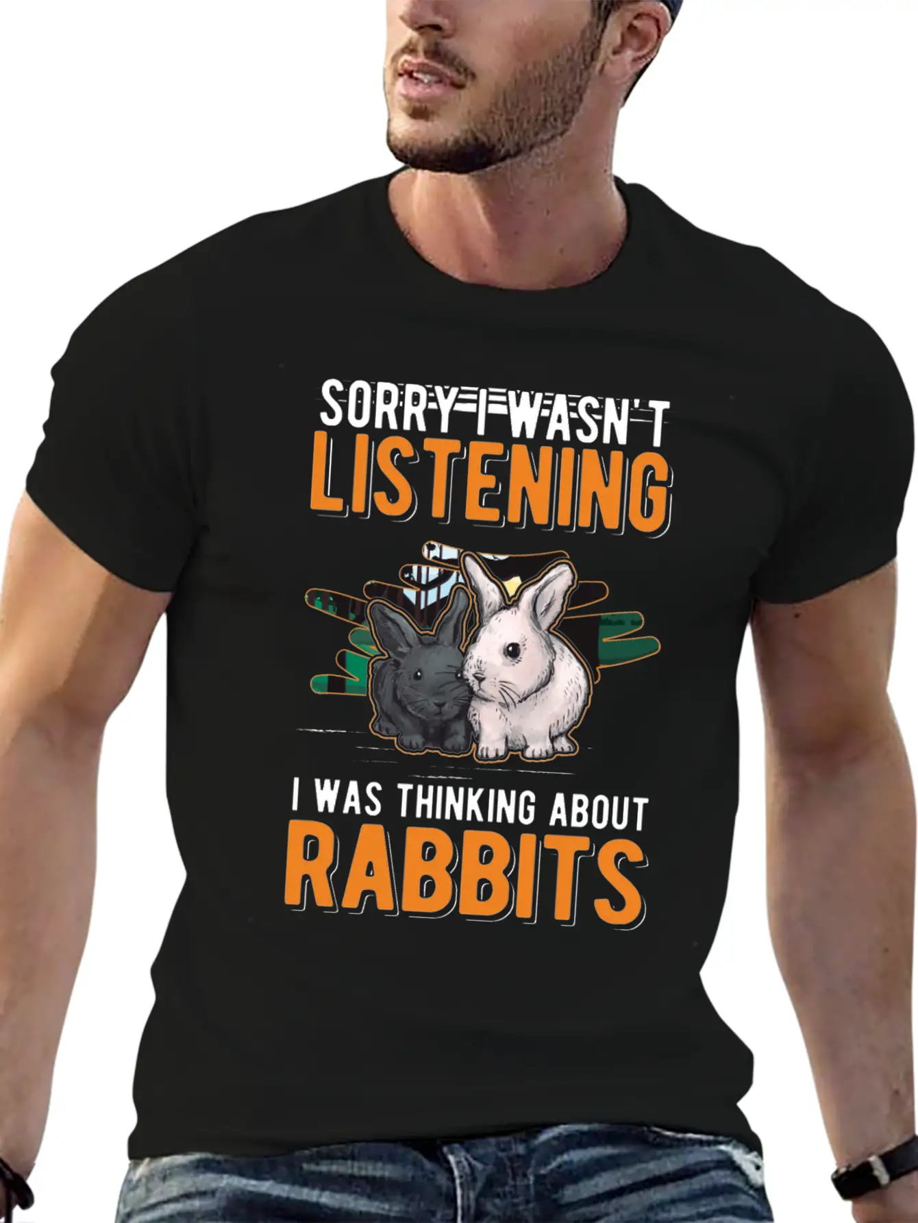 Rabbit Bunny Hare Classic Cotton Tee – Unisex Comfort For Any Season