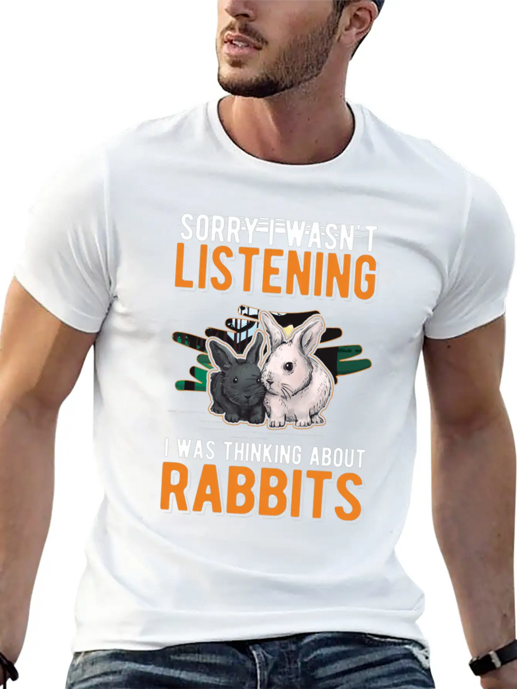 Rabbit Bunny Hare Classic Cotton Tee – Unisex Comfort For Any Season
