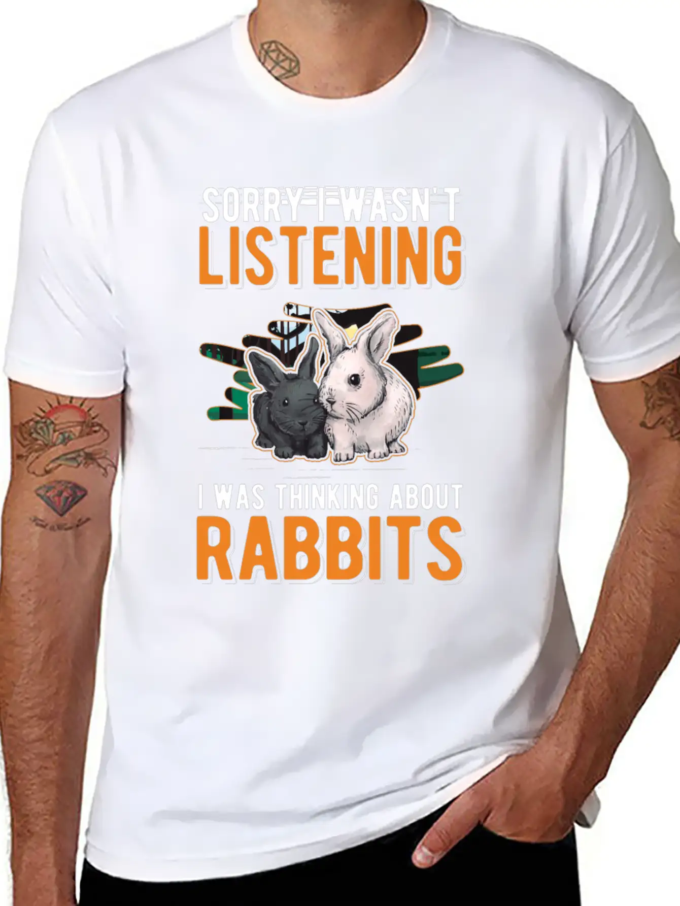 Rabbit Bunny Hare Classic Cotton Tee – Unisex Comfort For Any Season