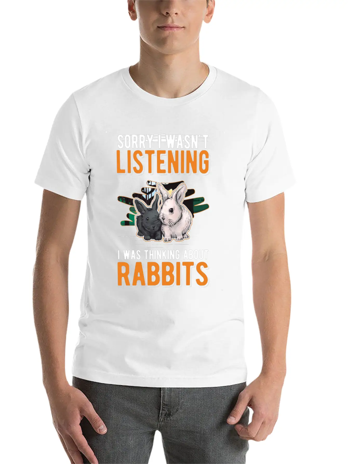 Rabbit Bunny Hare Classic Cotton Tee – Unisex Comfort For Any Season