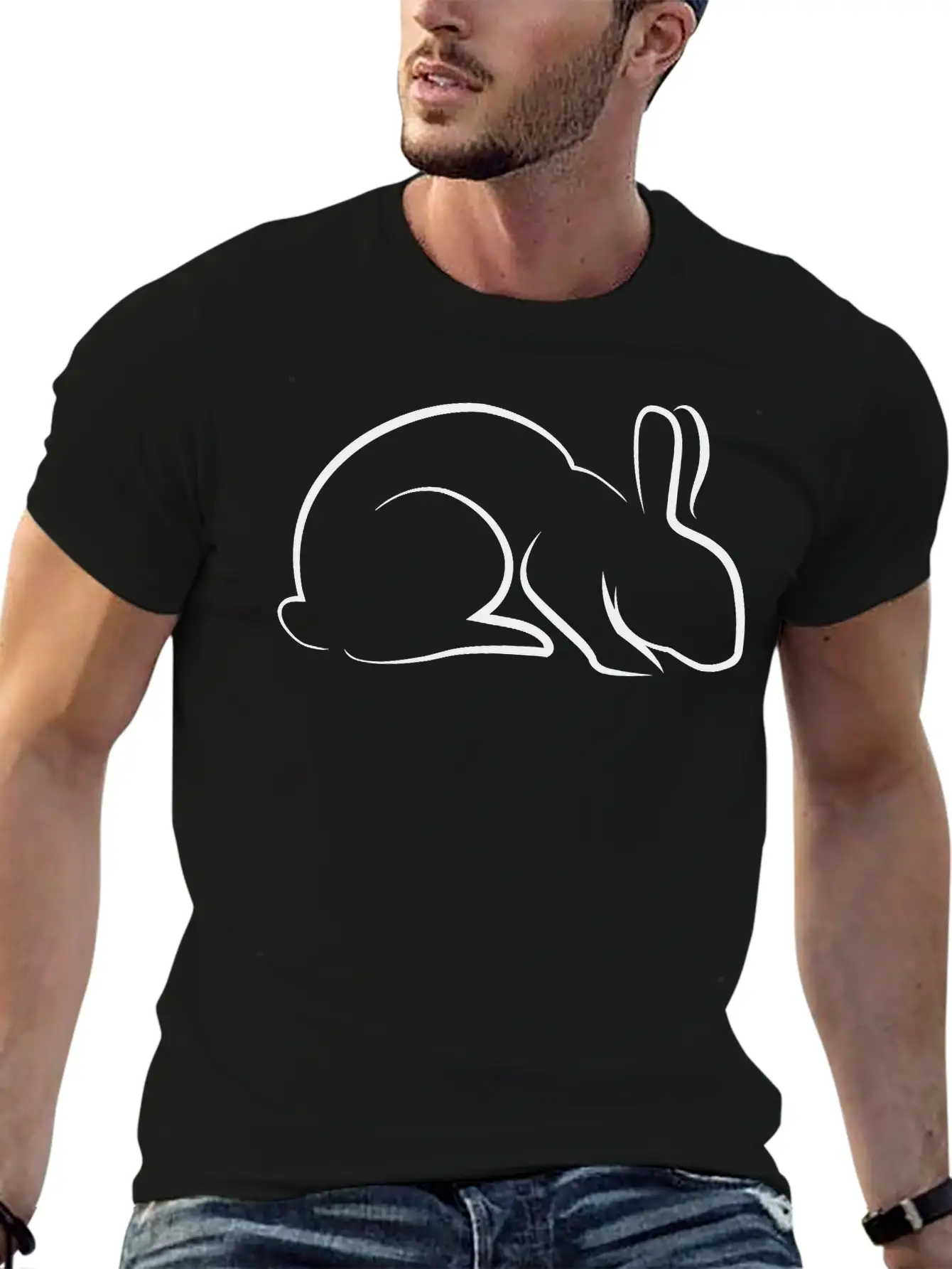 Rabbit Classic Cotton Tee – Unisex Comfort For Any Season