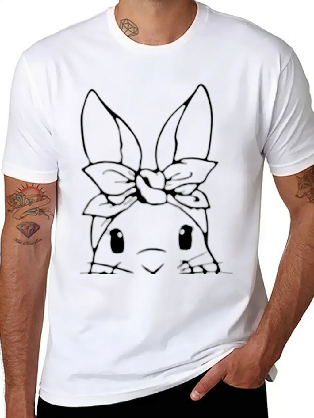 Rabbit Classy Modern Breathable Soft Cotton T-Shirt – Timeless Casual Look