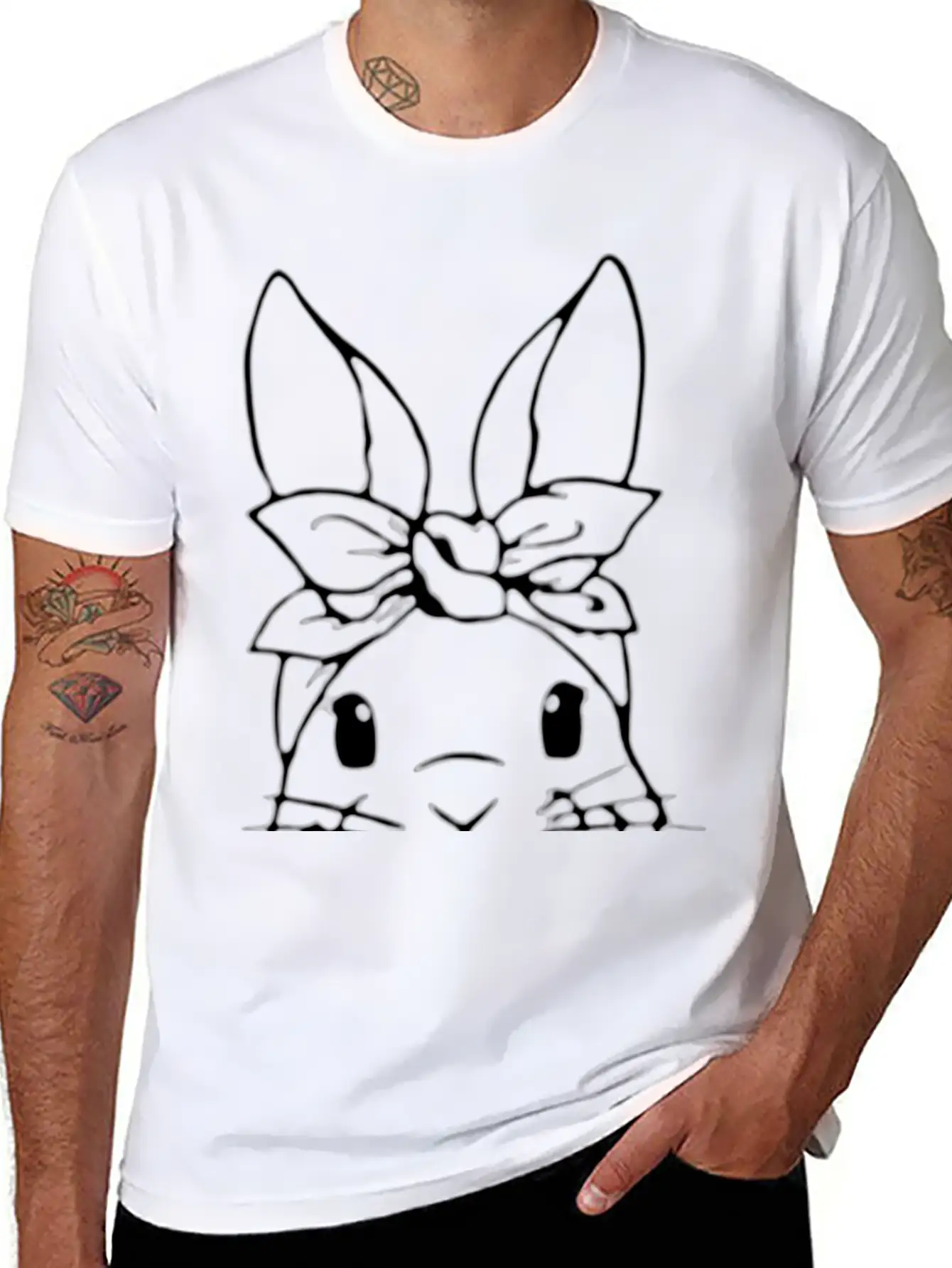 Rabbit Classy Modern Breathable Soft Cotton T-Shirt – Timeless Casual Look