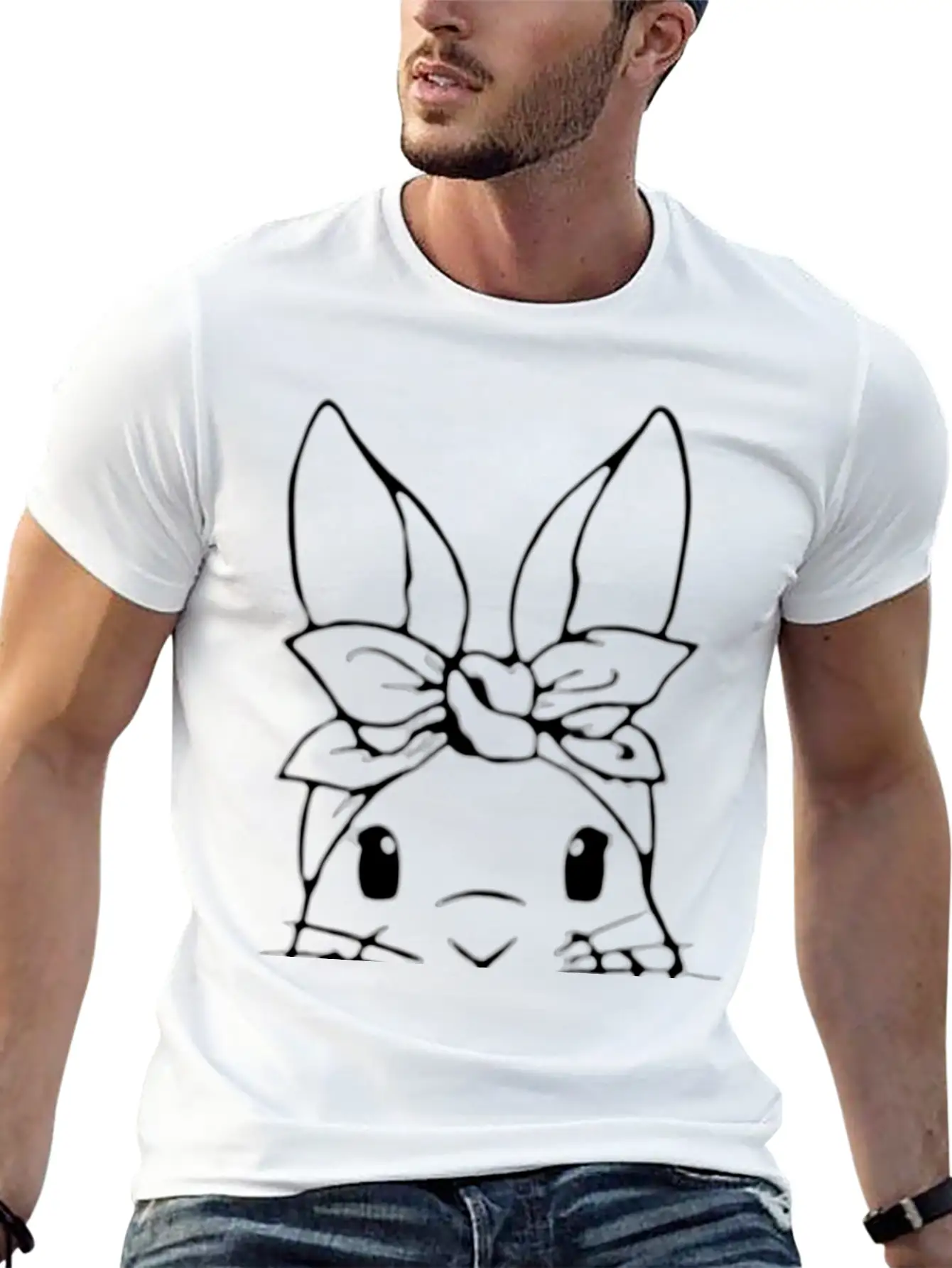 Rabbit Classy Modern Breathable Soft Cotton T-Shirt – Timeless Casual Look