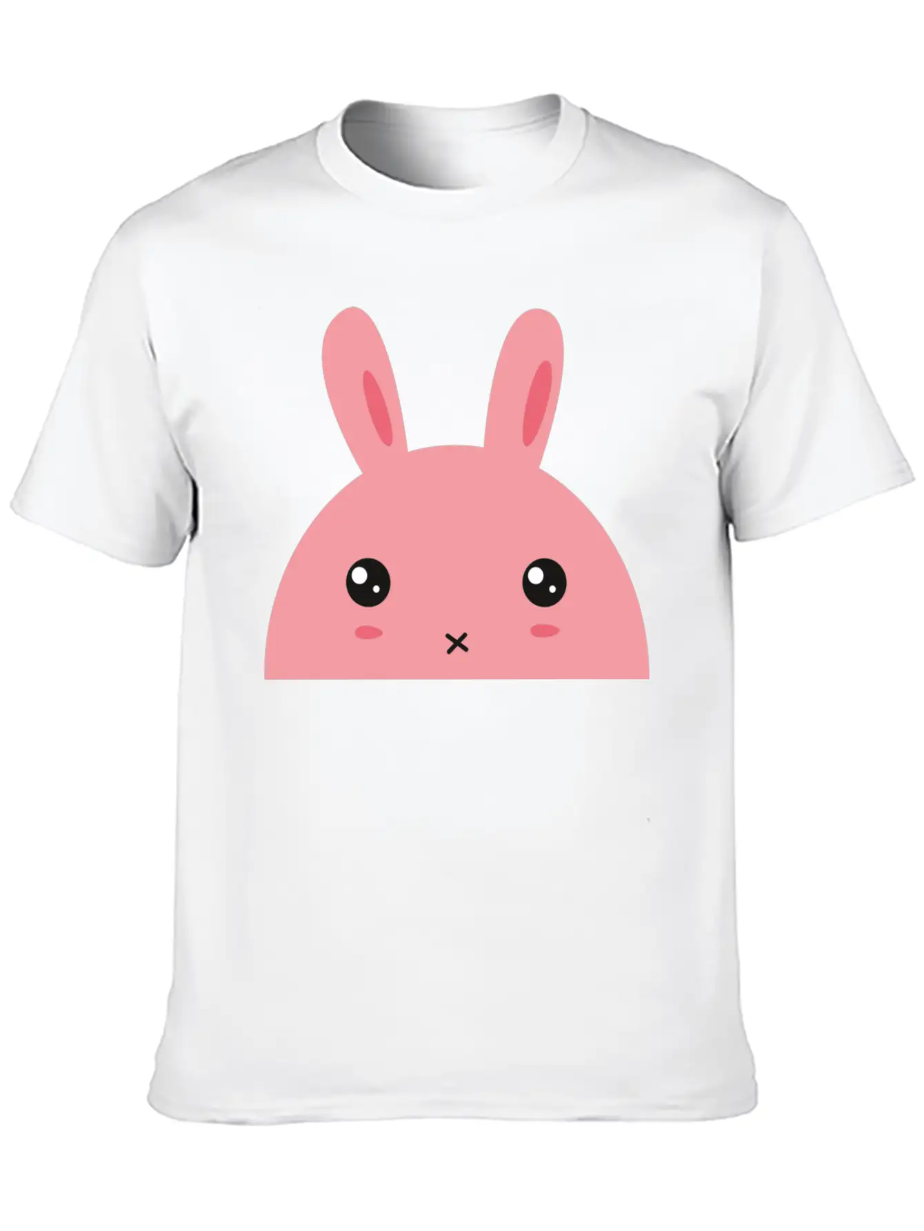 Rabbit - Cute Rabbit Breathable Graphic T-Shirt – Perfect For Casual Days
