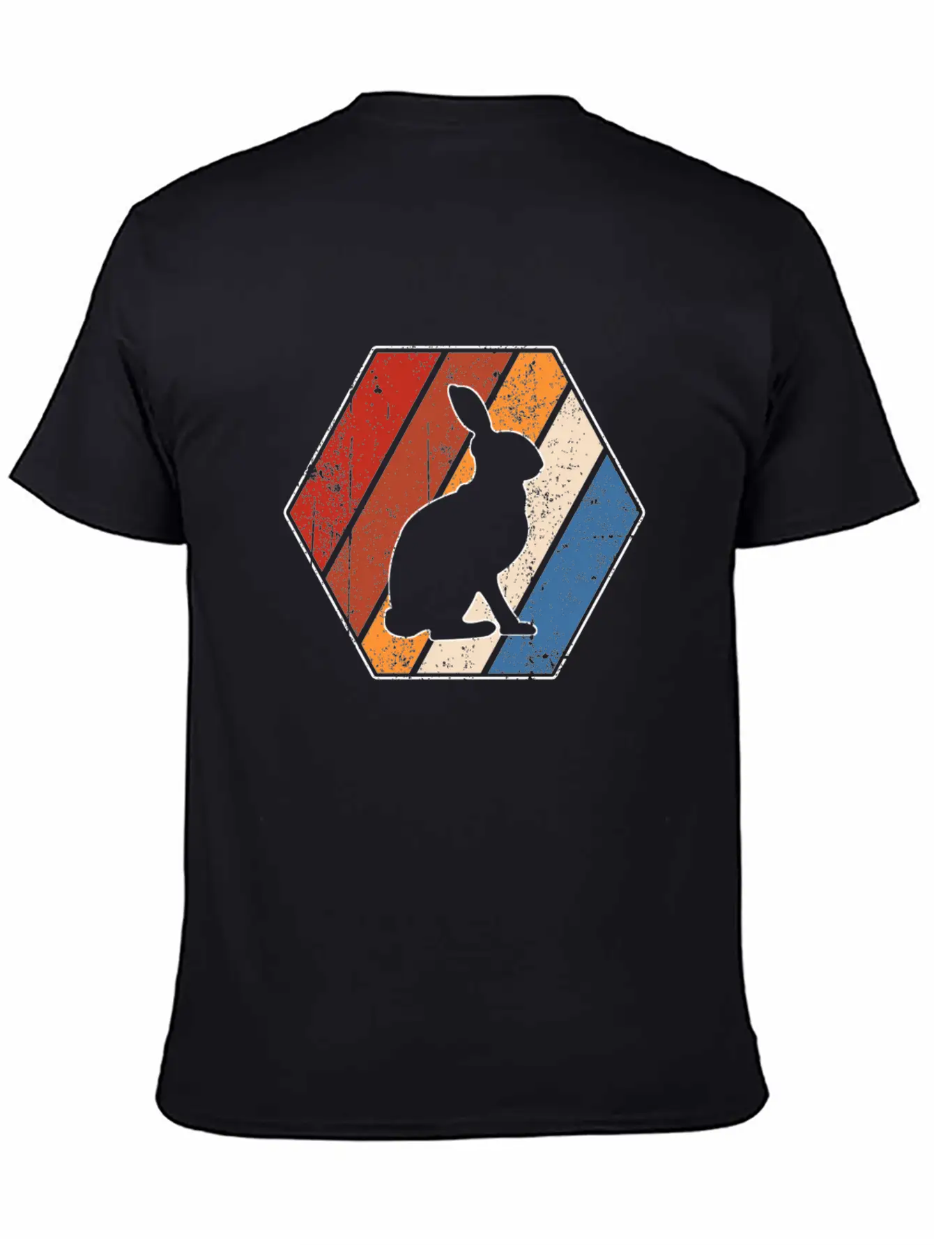 Rabbit Retro Essential Cotton Tee For Daily Outfits – Unisex Style