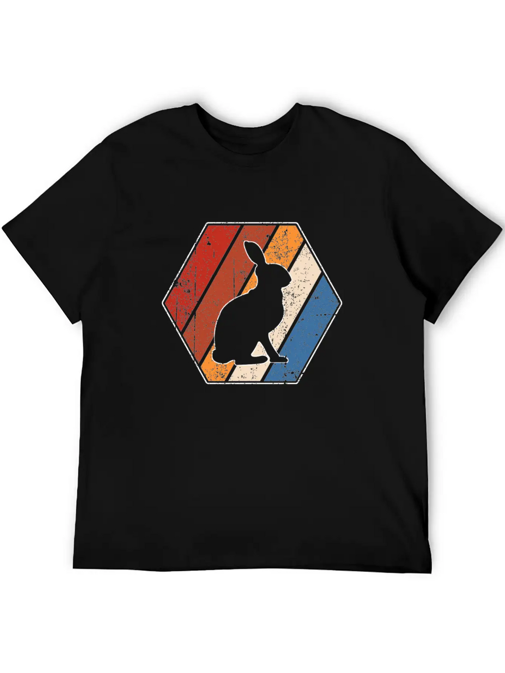 Rabbit Retro Essential Cotton Tee For Daily Outfits – Unisex Style