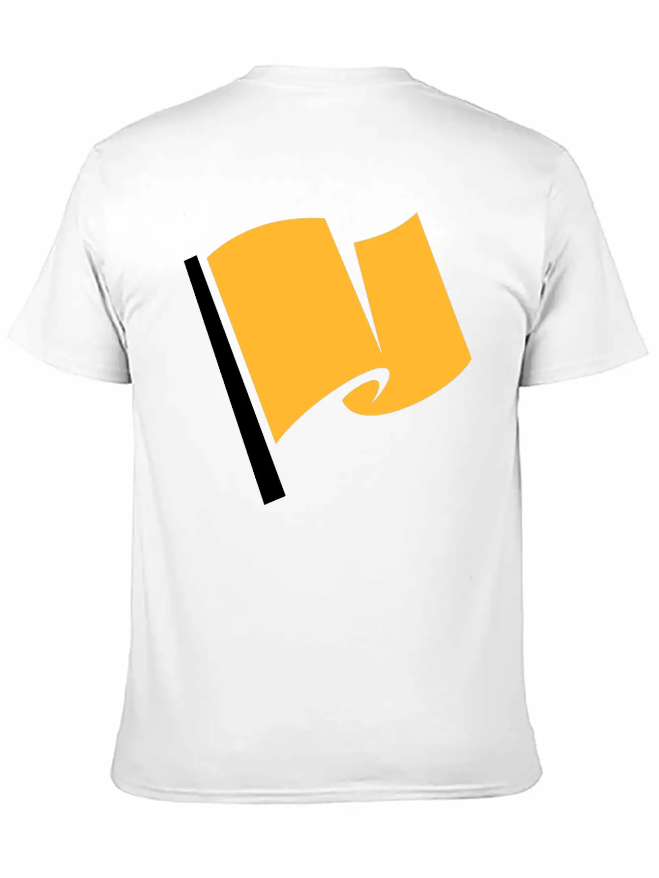 Racing Flag Yellow Classic Cotton Tee – Unisex Comfort For Any Season